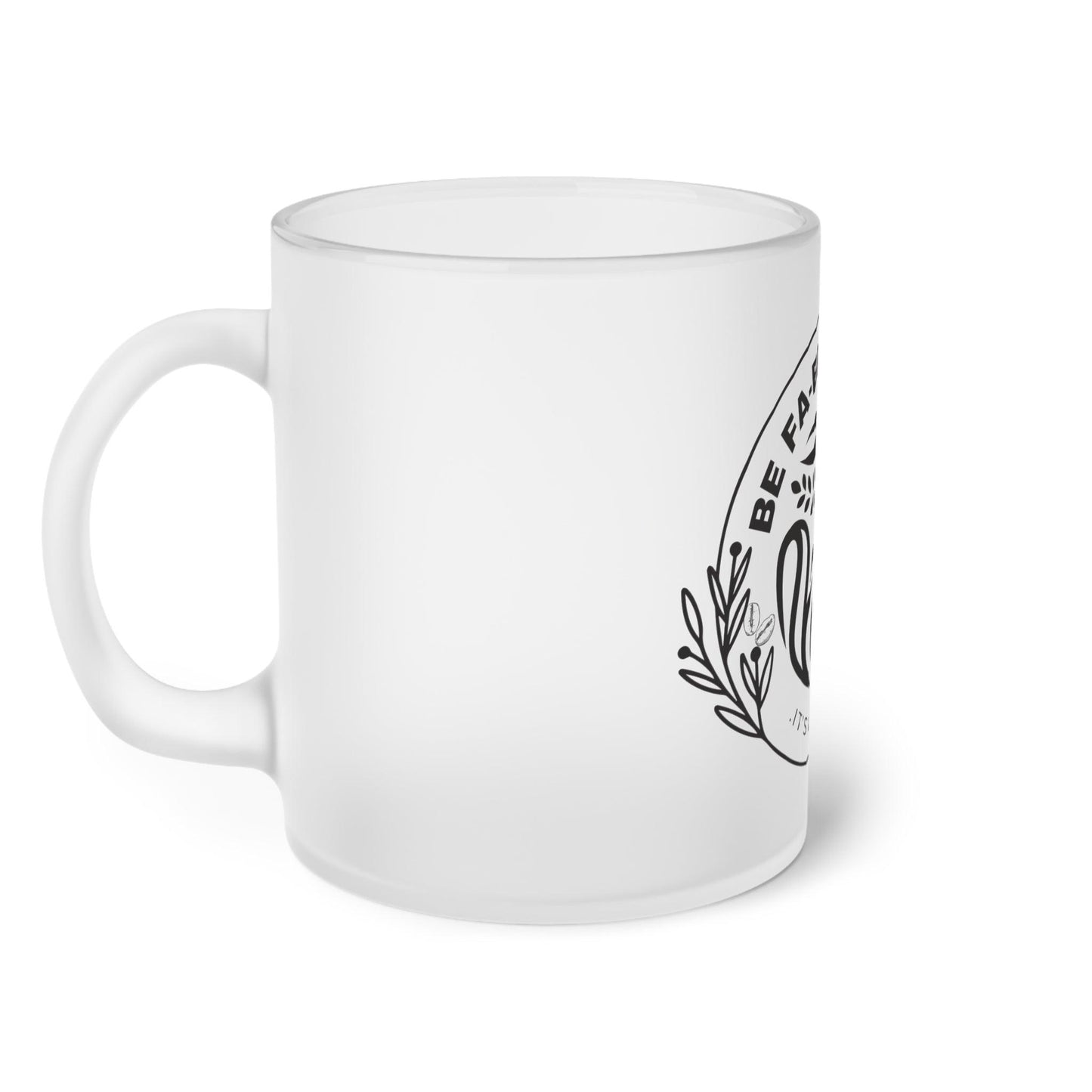Coffee Frosted Glass Mug - COFFEEBRE