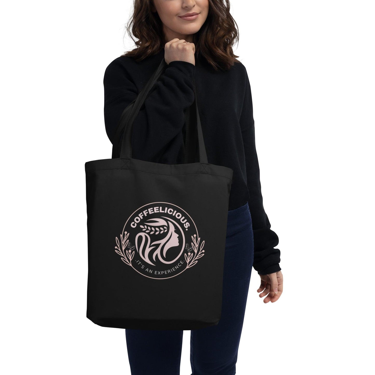 Coffee Lover Black Tote Bag Gift - COFFEEBRE