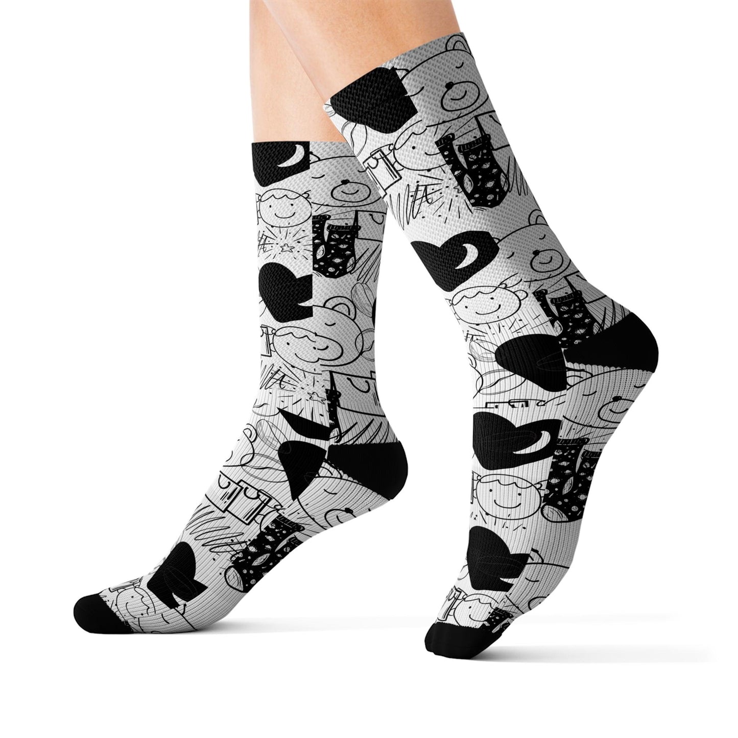 Coffee Lover Valentine's Day Socks - COFFEEBRE