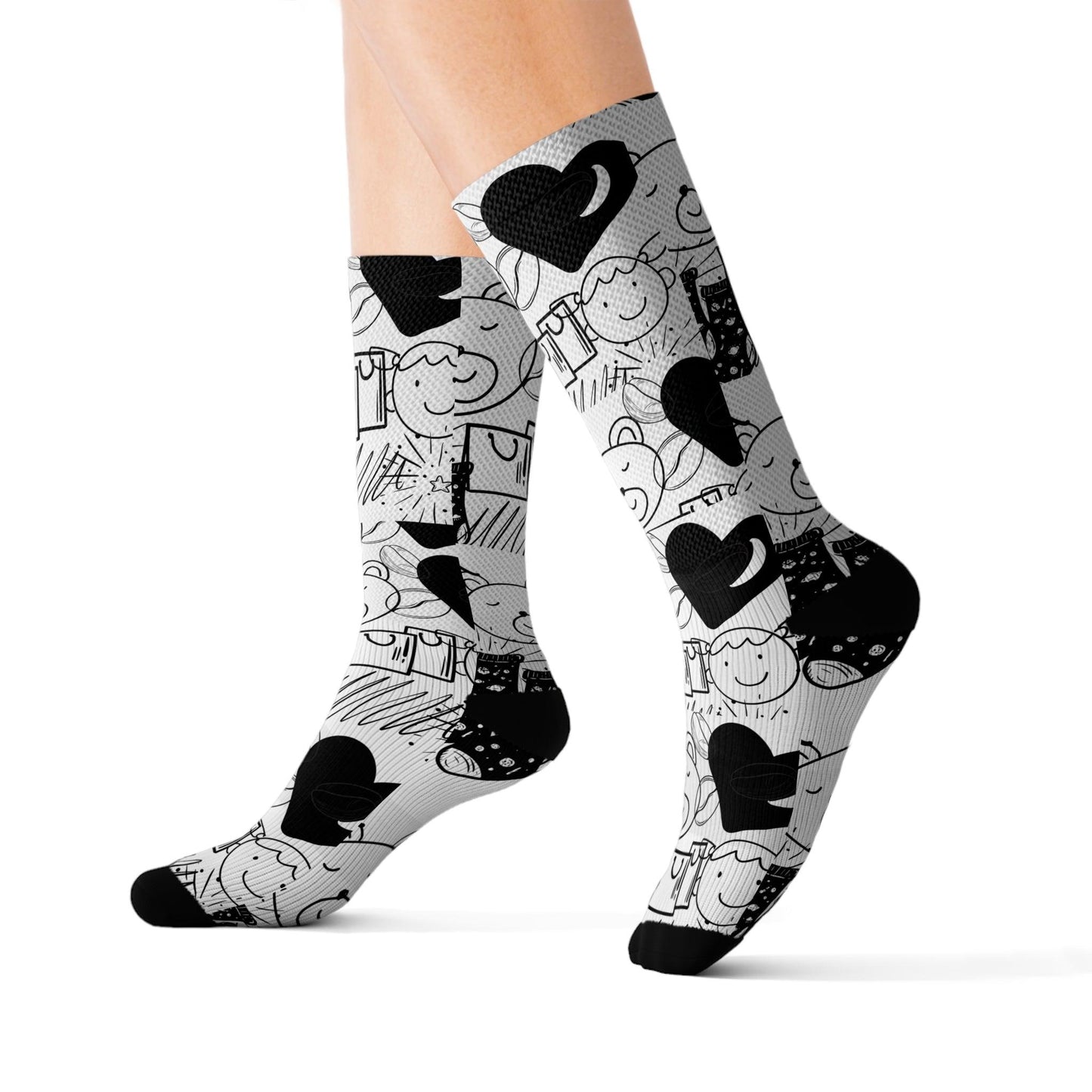 Coffee Lover Valentine's Day Socks - COFFEEBRE