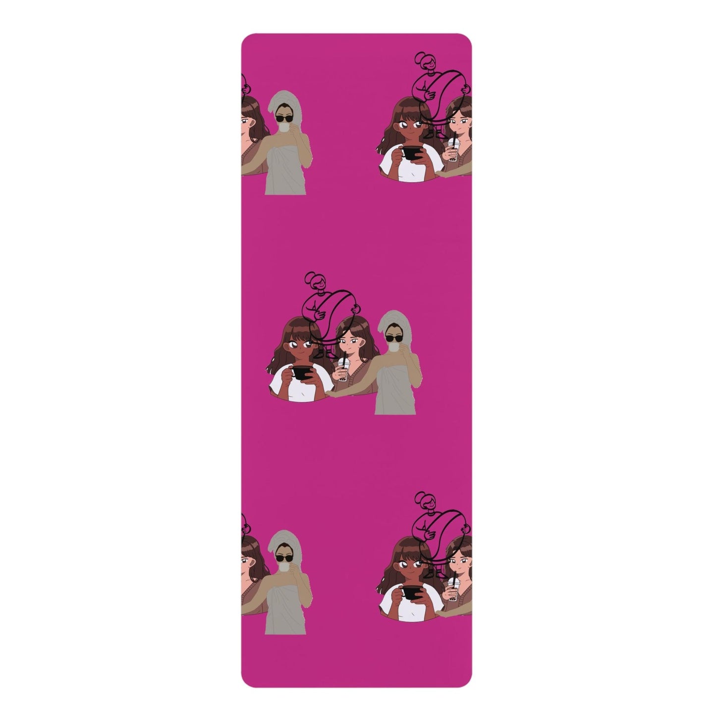 Coffee Lovers Pilates Rubber Yoga Mat - COFFEEBRE