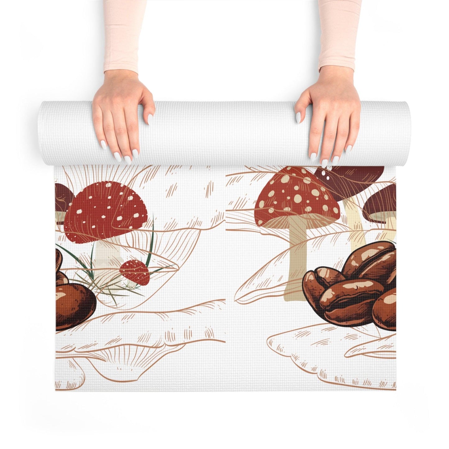 Coffee Mushroom Foam Yoga Mats - COFFEEBRE