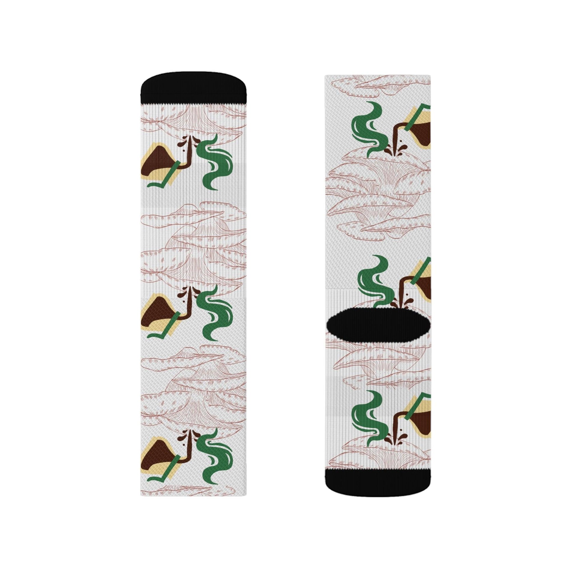 Coffee Mushroom Garden Socks - COFFEEBRE