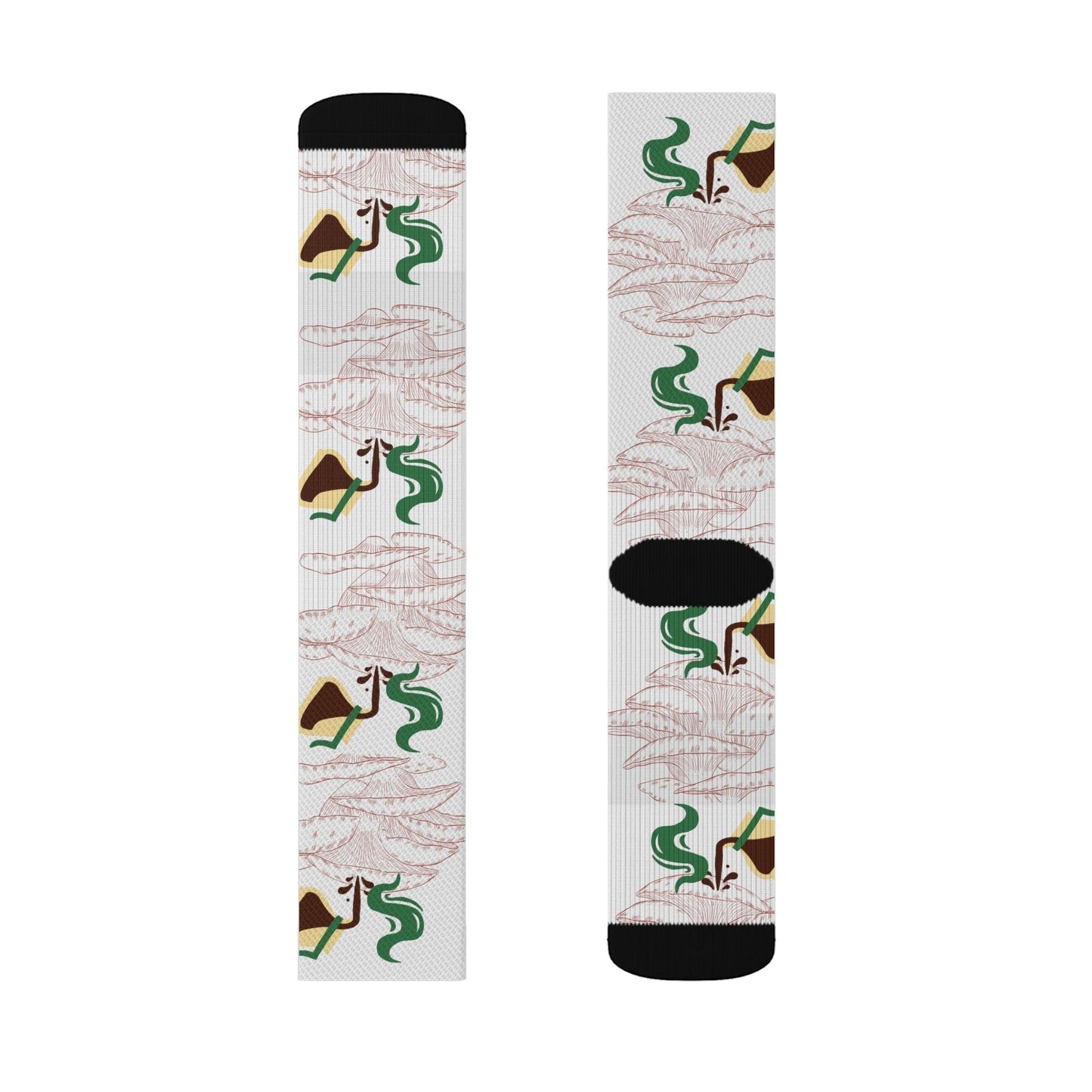 Coffee Mushroom Garden Socks - COFFEEBRE