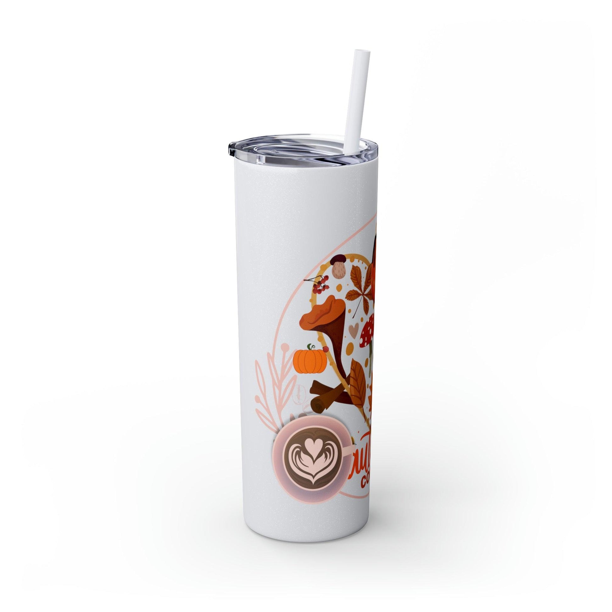 Coffeebre Autumn Skinny Tumbler with Straw, 20oz - COFFEEBRE