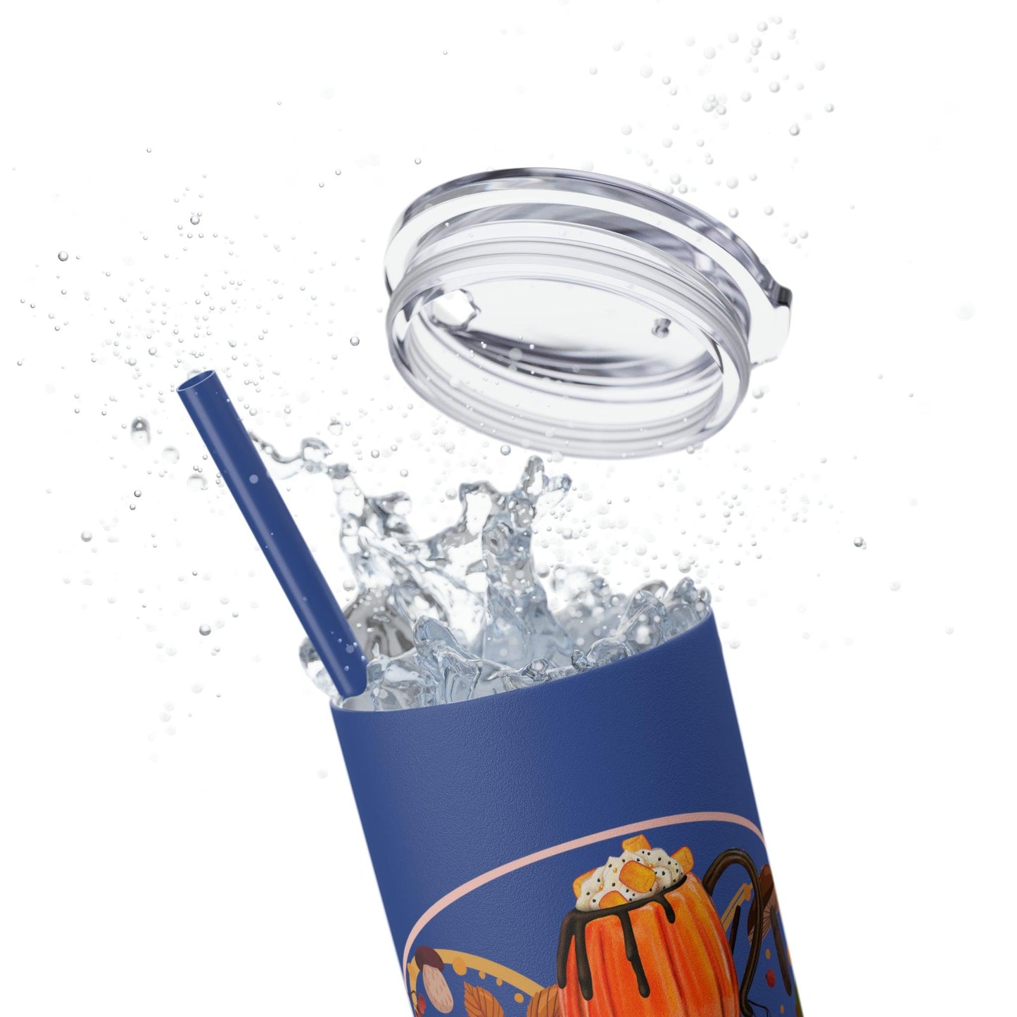 Coffeebre Autumn Skinny Tumbler with Straw, 20oz - COFFEEBRE