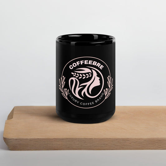 Coffeebre Black Glossy Coffee Mug - COFFEEBRE