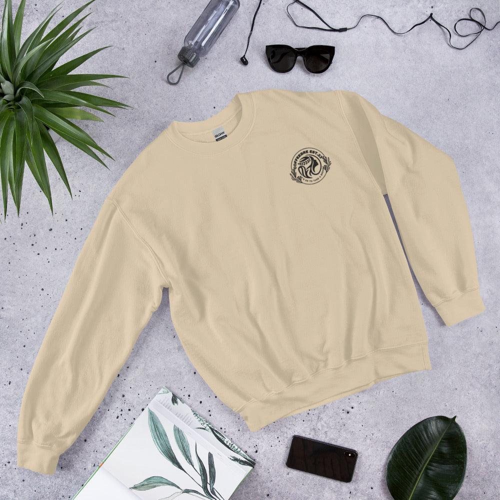 Coffeebre Embroidered Unisex Sweatshirt - COFFEEBRE