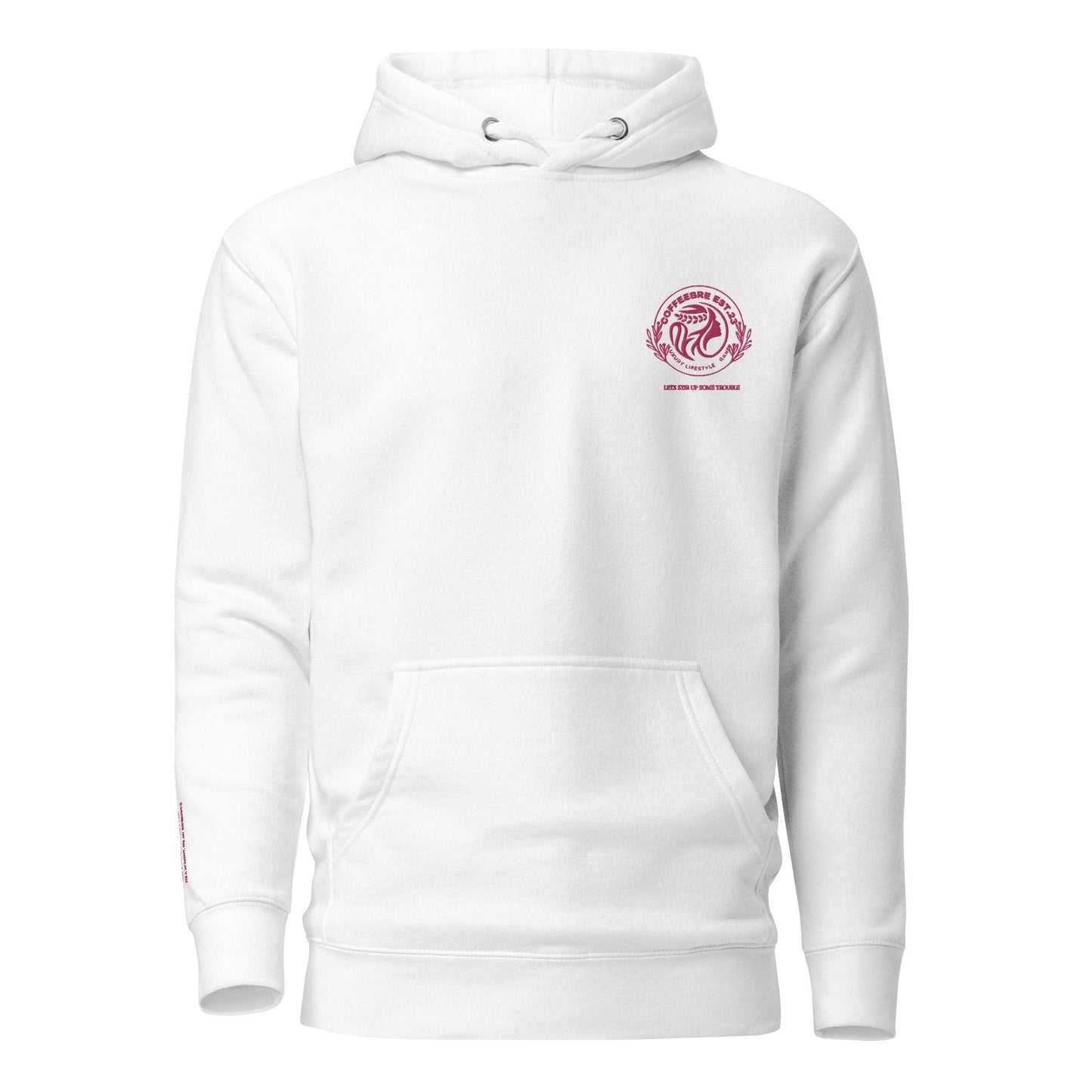Coffeebre Embroidery Unisex Athleisure Hoodie - COFFEEBRE