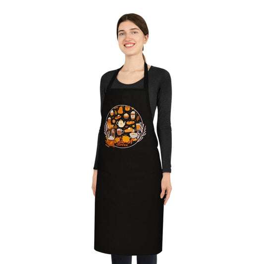 Pumpkin Spice Cafe Cooking Aprons- COFFEEBRE