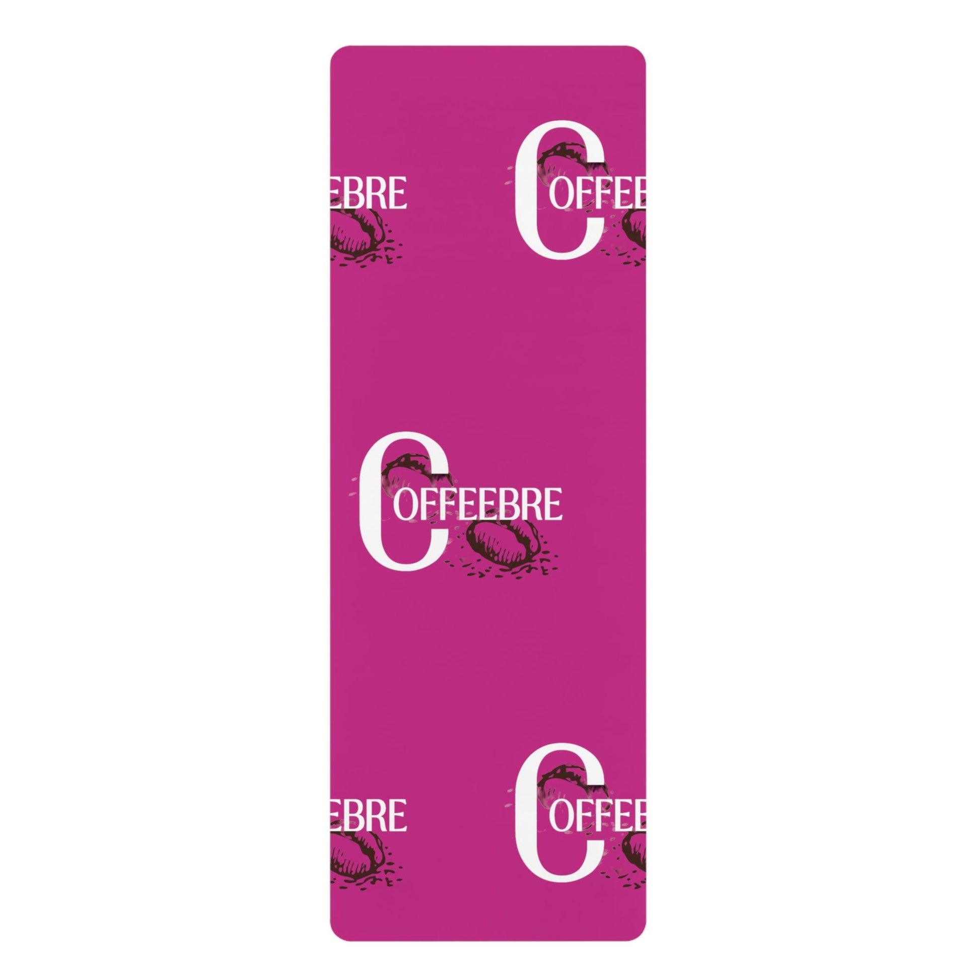 Coffeebre Hot Pink Rubber Yoga Mat - COFFEEBRE