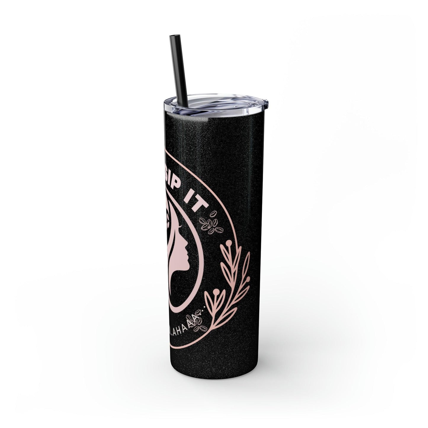 Coffeebre Just Sip It Skinny Tumbler with Straw, 20oz - COFFEEBRE