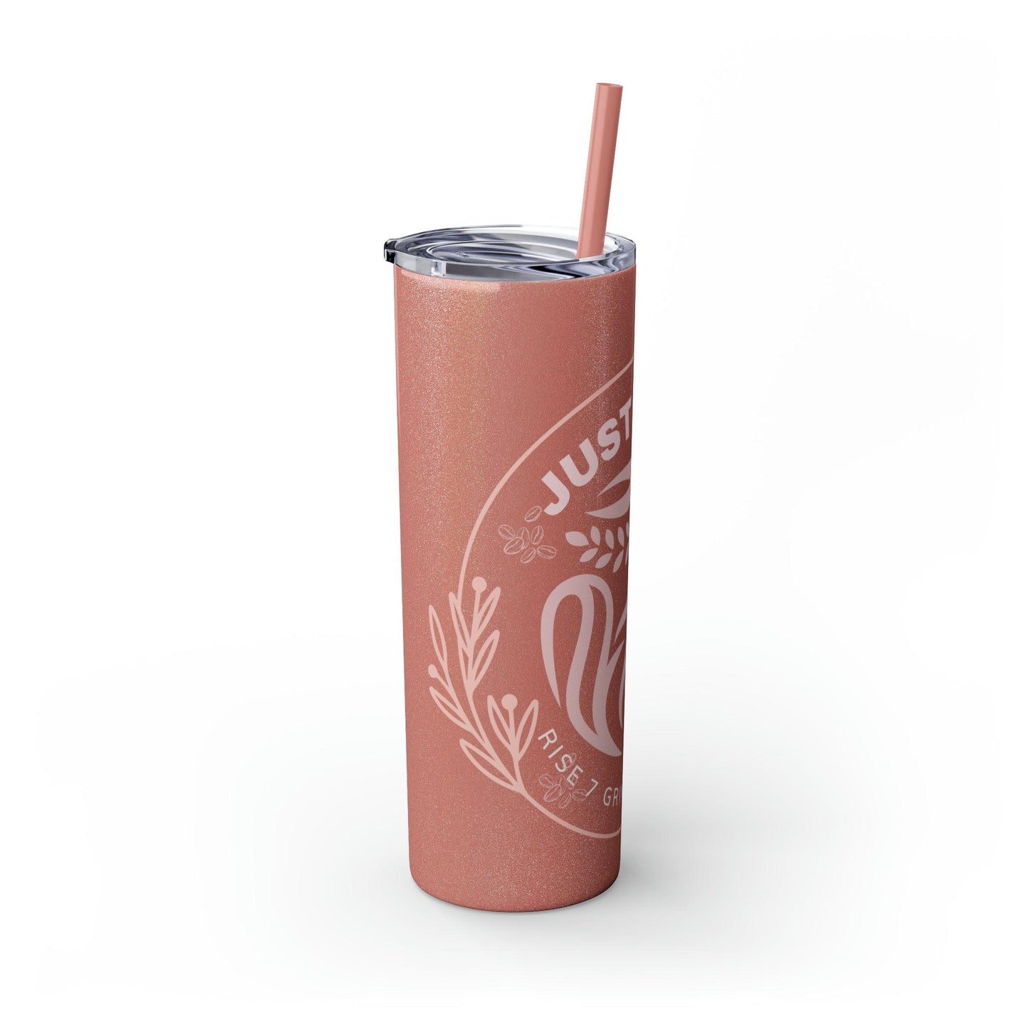 Coffeebre Just Sip It Skinny Tumbler with Straw, 20oz - COFFEEBRE