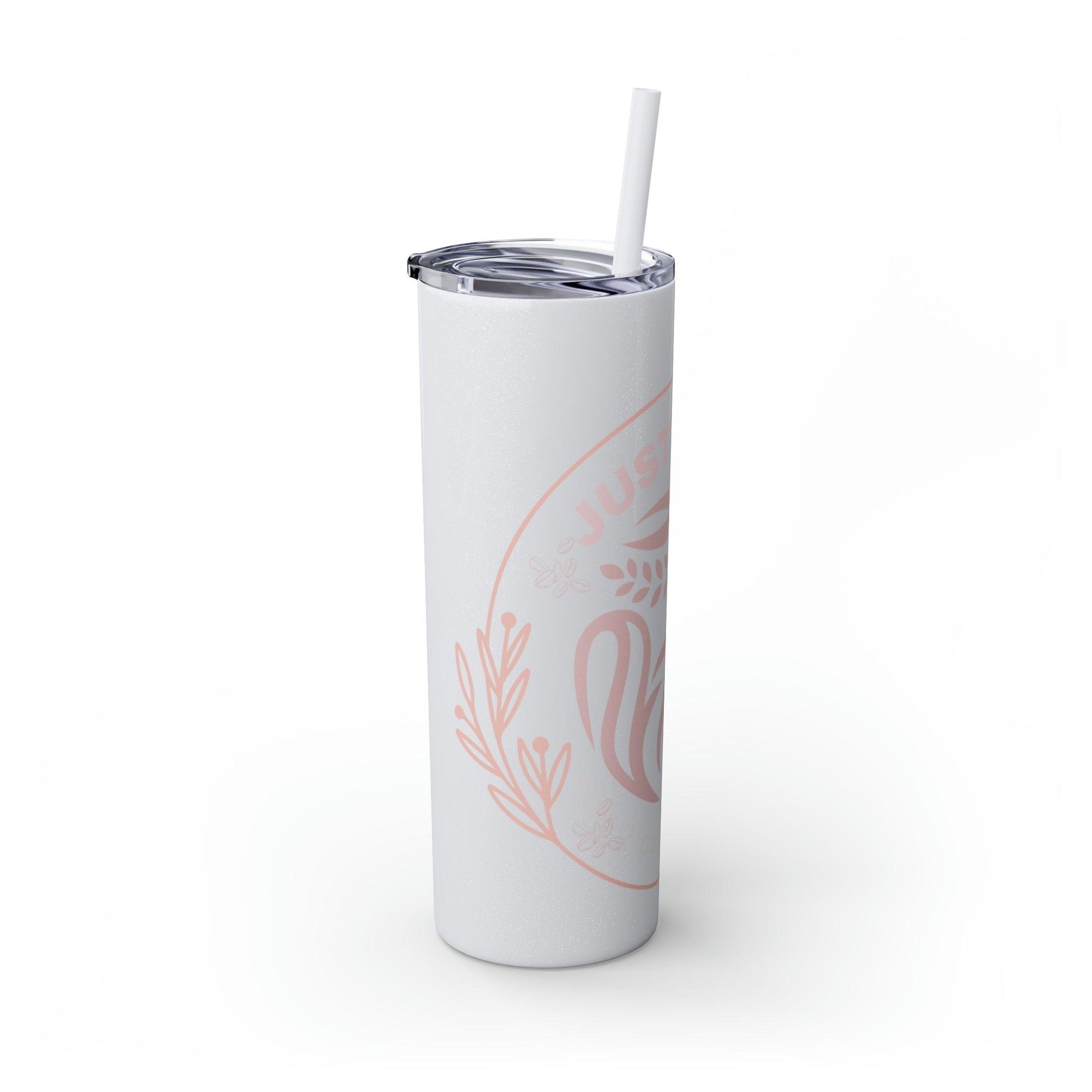 Coffeebre Just Sip It Skinny Tumbler with Straw, 20oz - COFFEEBRE