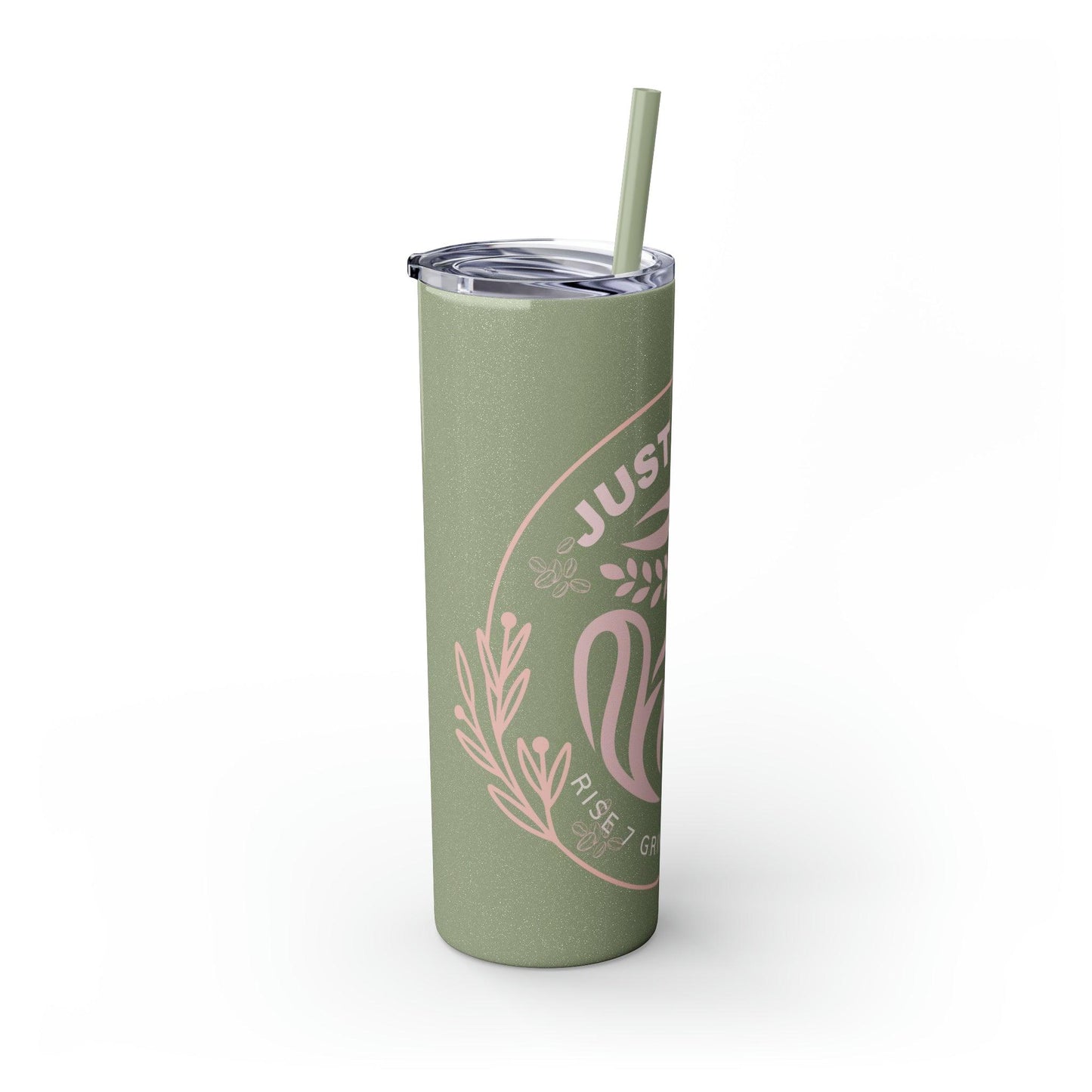 Coffeebre Just Sip It Skinny Tumbler with Straw, 20oz - COFFEEBRE