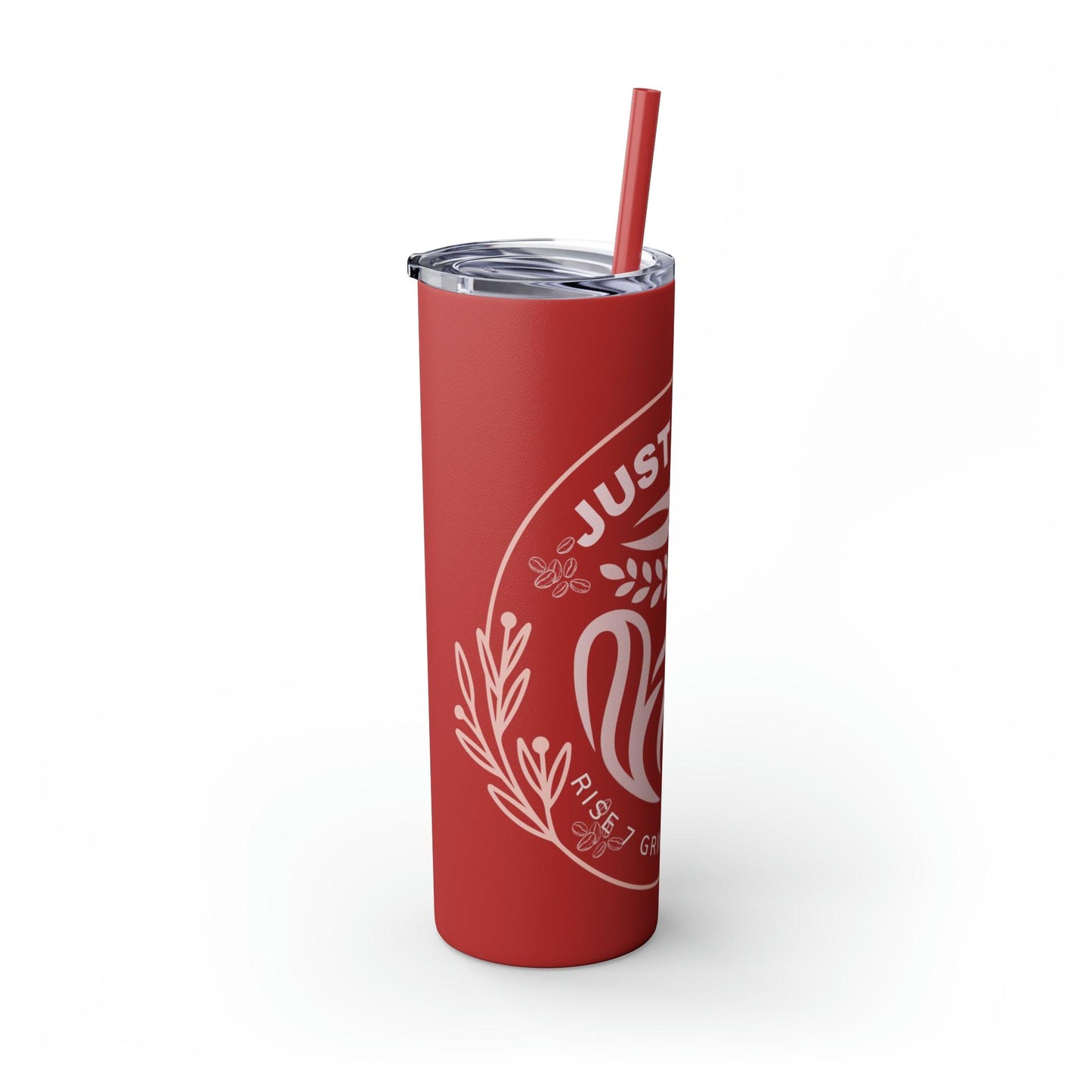 Coffeebre Just Sip It Skinny Tumbler with Straw, 20oz - COFFEEBRE