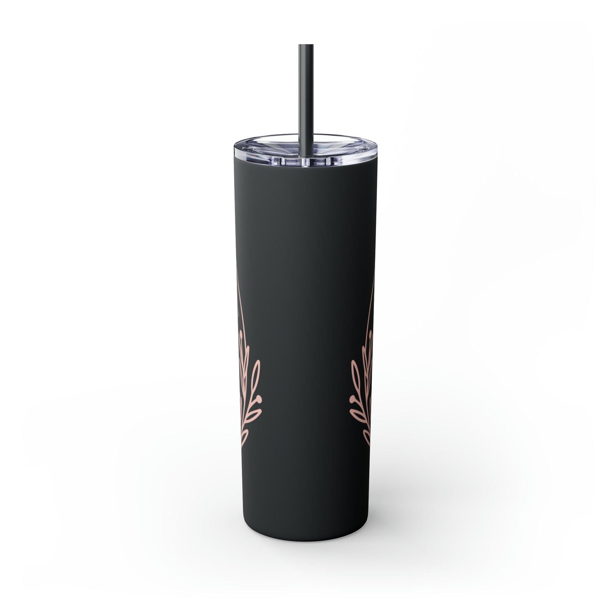 Coffeebre Just Sip It Skinny Tumbler with Straw, 20oz - COFFEEBRE