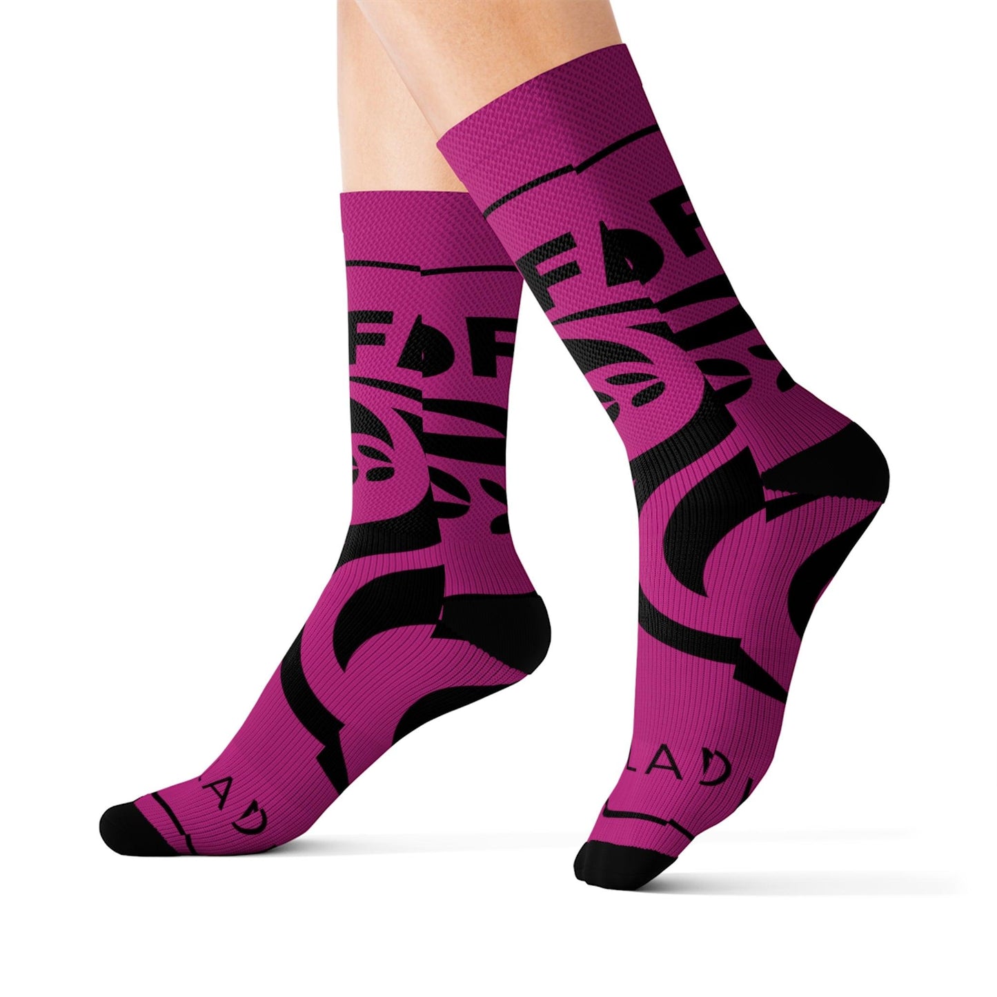 Coffeebre Lifestyle Bubble Gum Pink Socks - COFFEEBRE