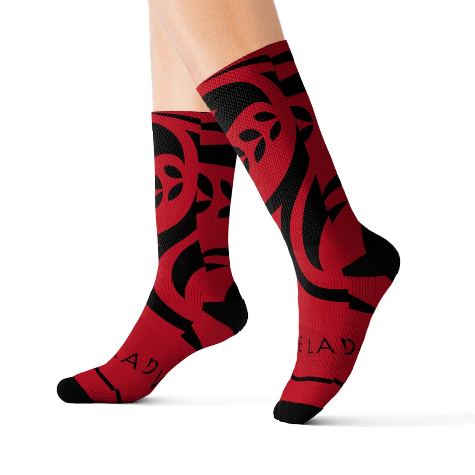 Coffeebre Lifestyle Dark Red Socks - COFFEEBRE