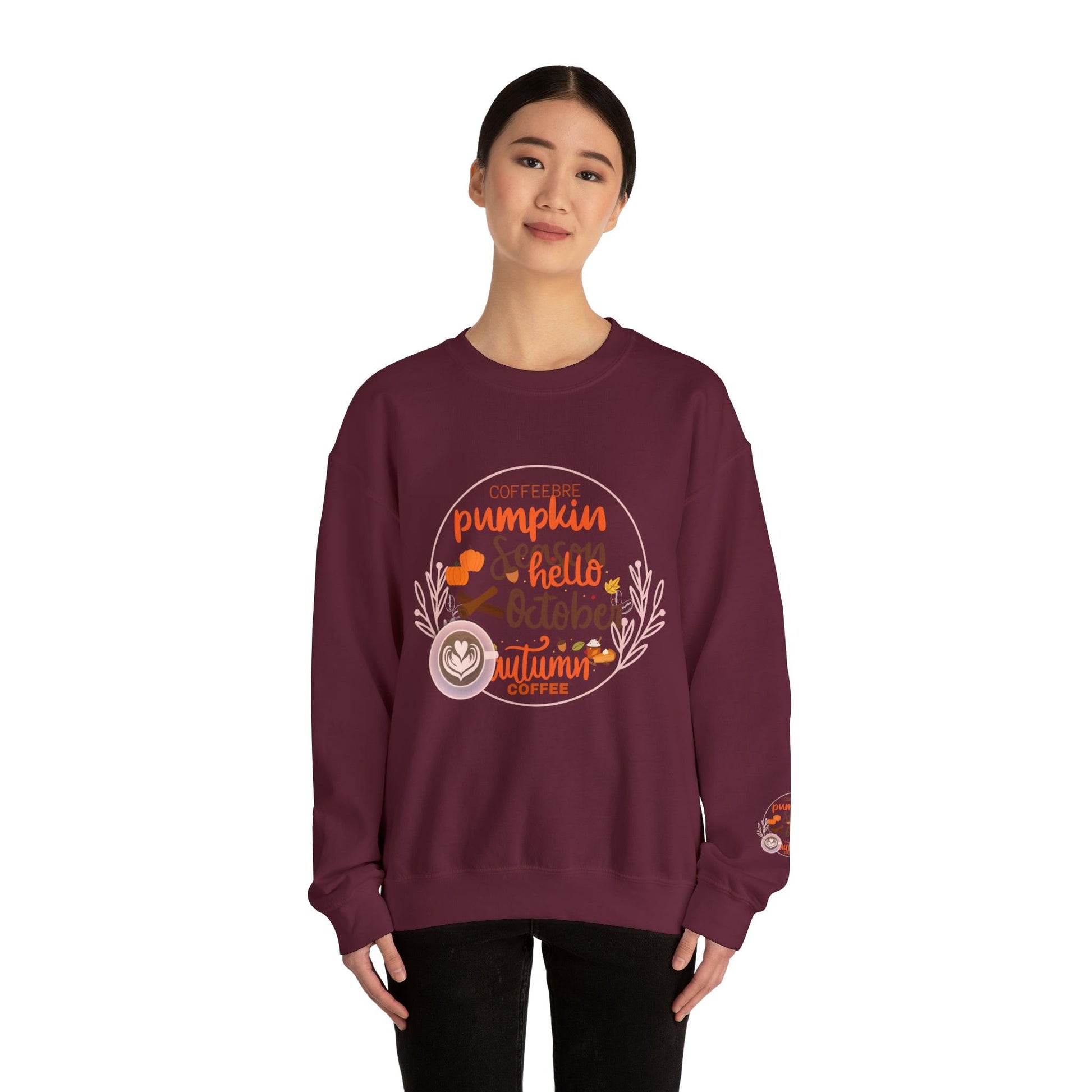 Coffeebre Lifestyle Fall Loungewear Crewneck Sweatshirt - COFFEEBRE