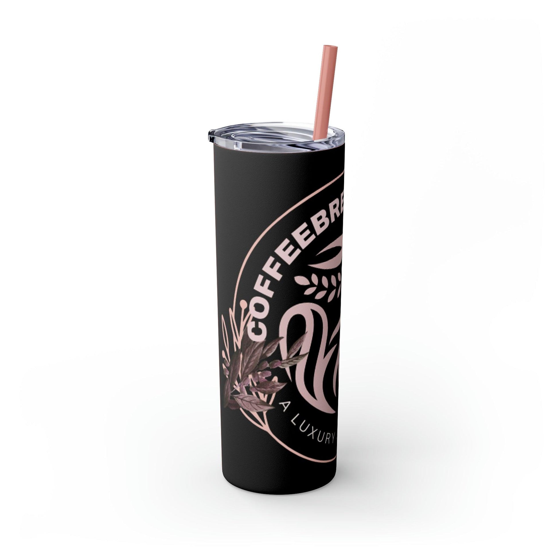 Coffeebre Lifestyle Skinny Tumbler with Straw, 20oz - COFFEEBRE