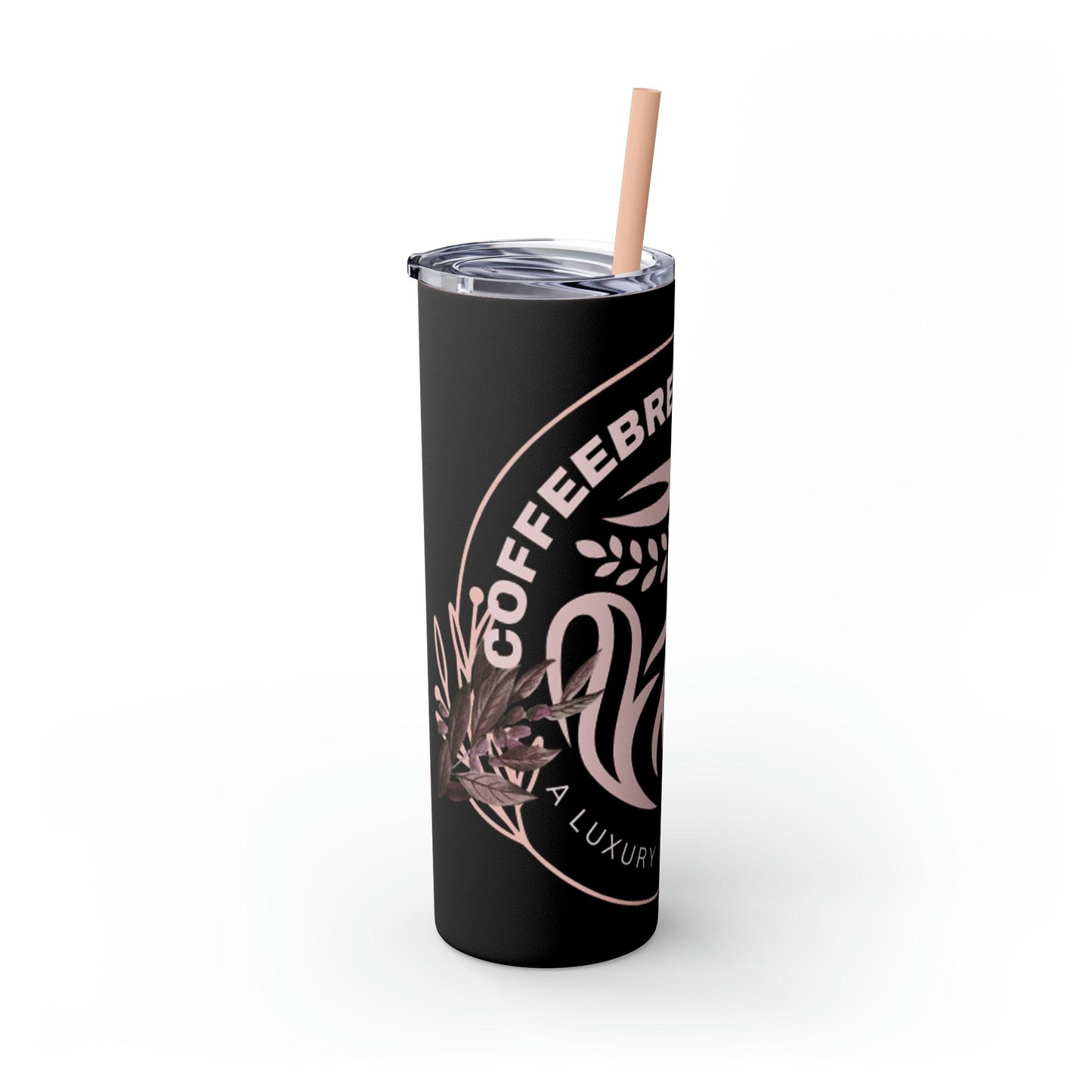 Coffeebre Lifestyle Skinny Tumbler with Straw, 20oz - COFFEEBRE