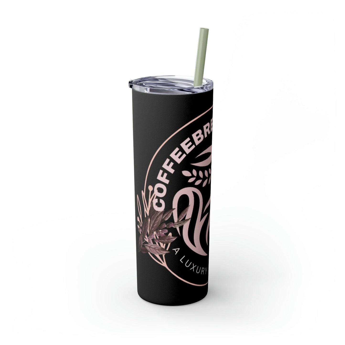 Coffeebre Lifestyle Skinny Tumbler with Straw, 20oz - COFFEEBRE