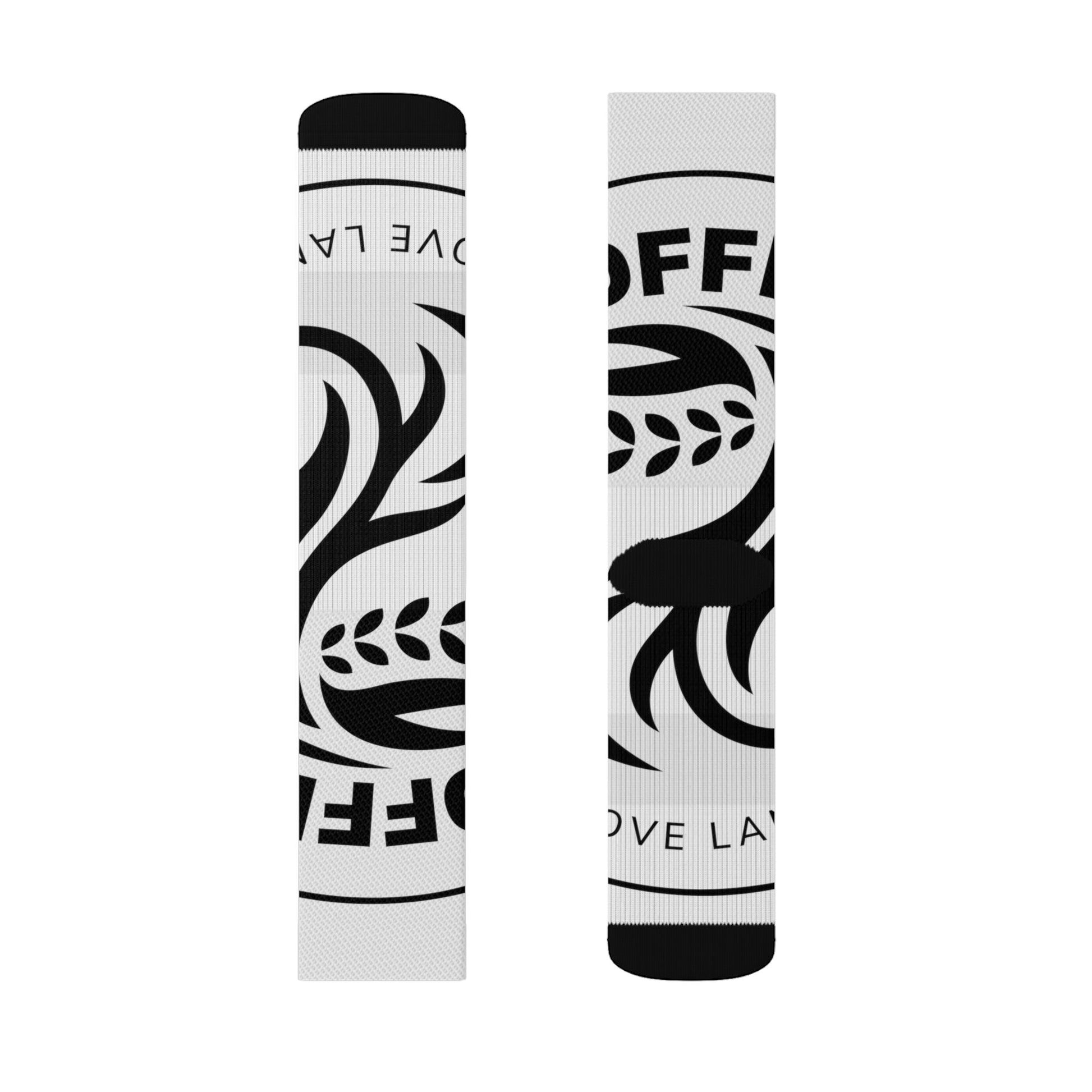 Coffeebre Lifestyle White and Black Socks - COFFEEBRE