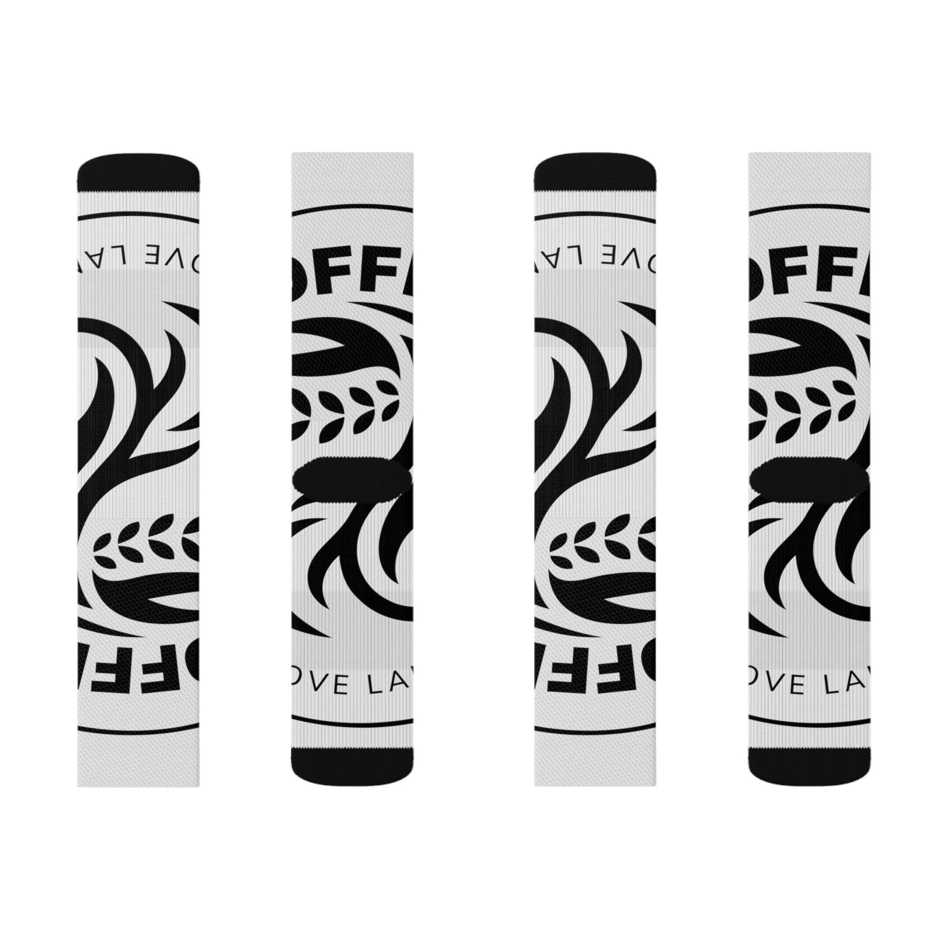 Coffeebre Lifestyle White and Black Socks - COFFEEBRE