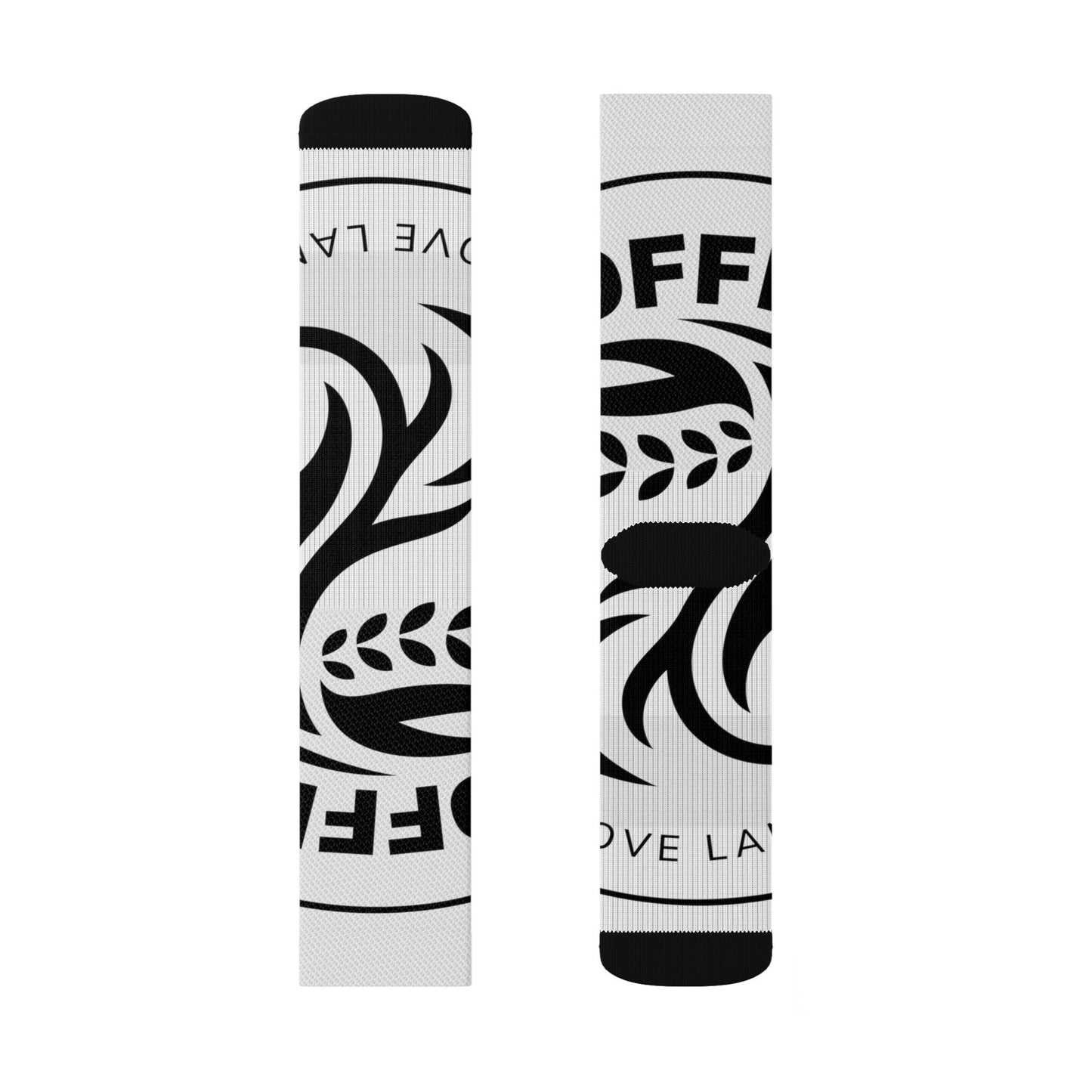 Coffeebre Lifestyle White and Black Socks - COFFEEBRE