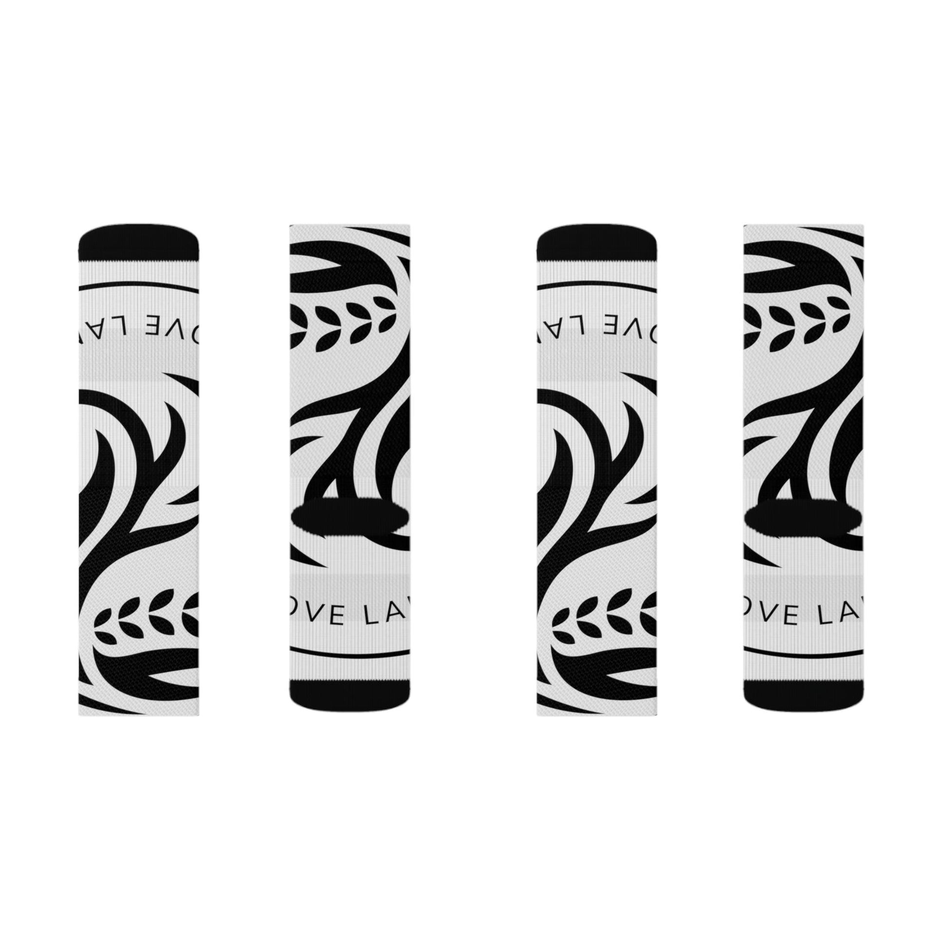 Coffeebre Lifestyle White and Black Socks - COFFEEBRE