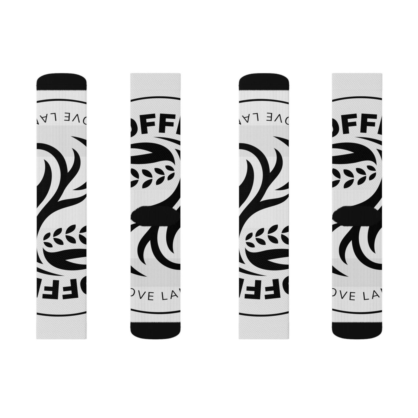 Coffeebre Lifestyle White and Black Socks - COFFEEBRE