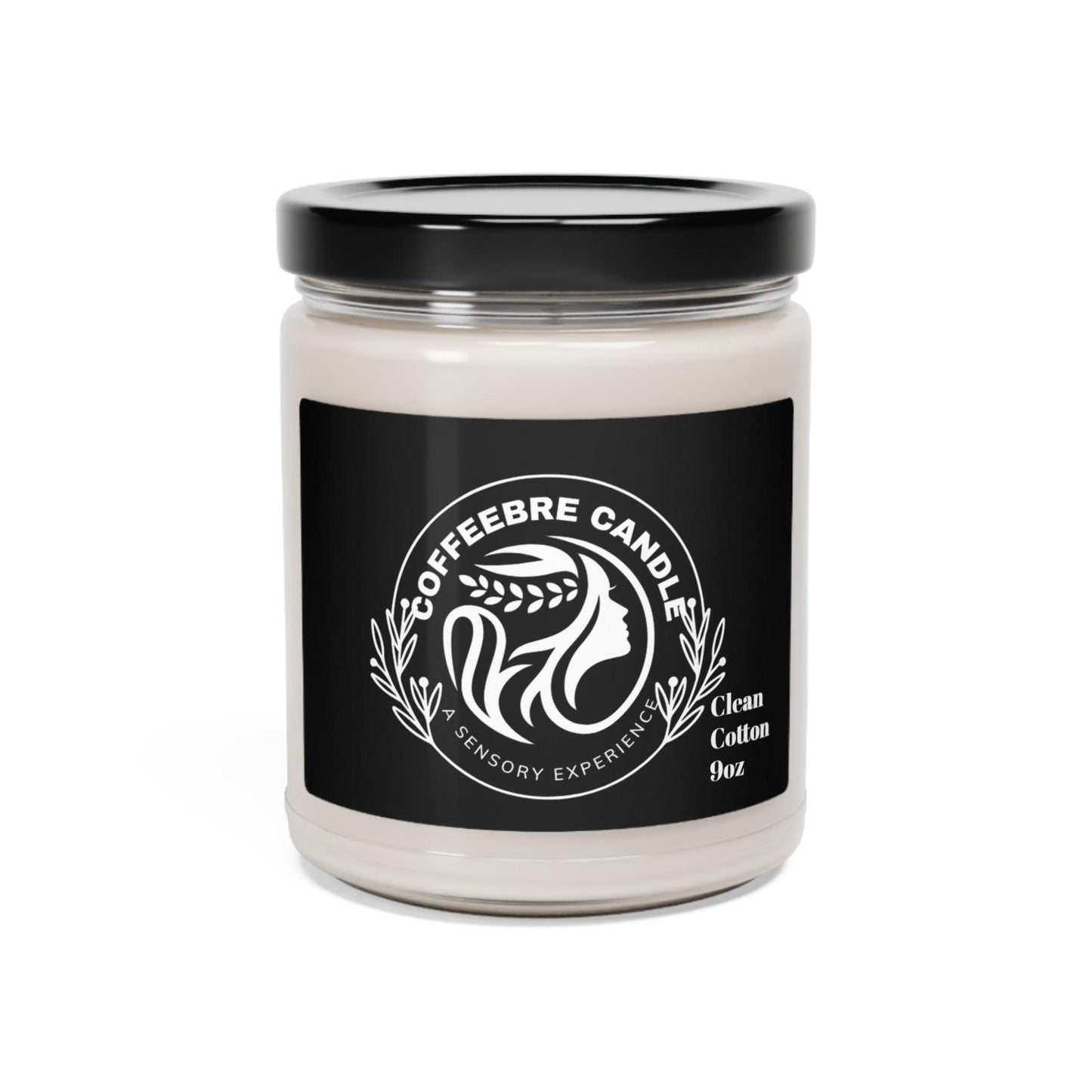 Coffeebre Luxury Clean Cotton Scented Soy Candle, 9oz - COFFEEBRE