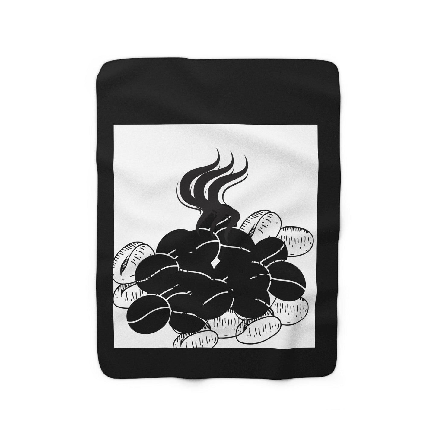 Coffeebre Luxury Coffee Sherpa Fleece Blanket Gift - COFFEEBRE