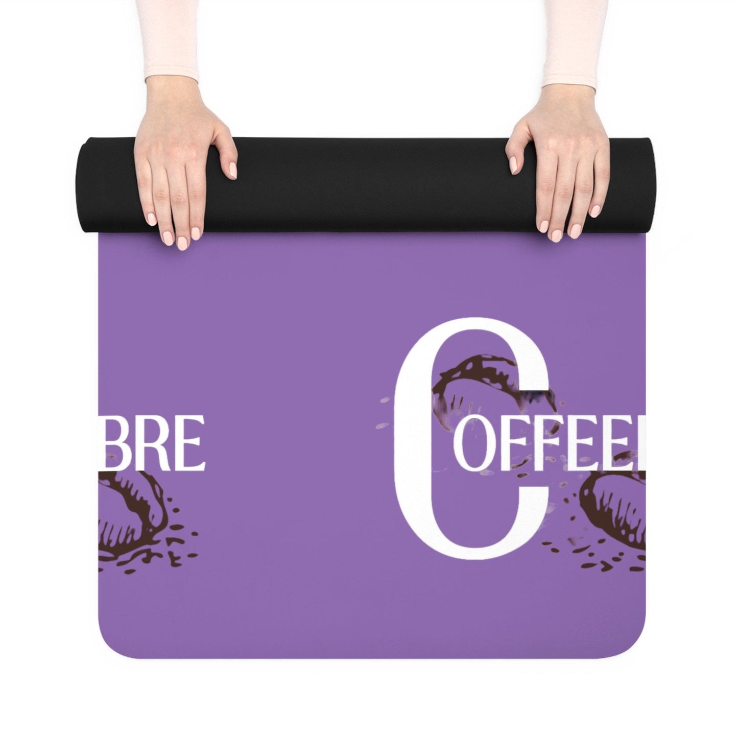 Coffeebre Purple Rubber Yoga Mat - COFFEEBRE