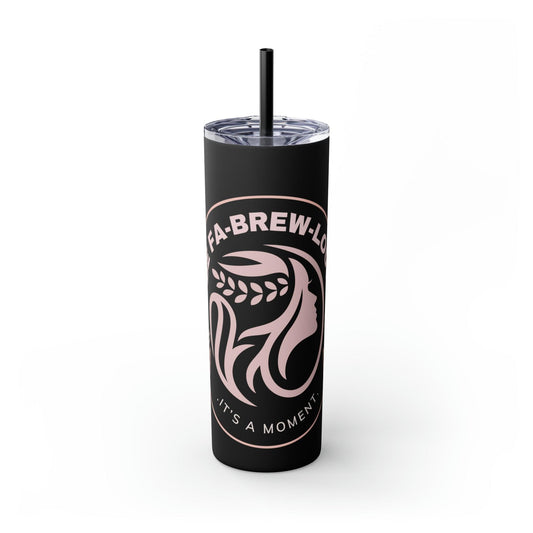 Coffeebre Skinny Be Fabulous Tumbler with Straw, 20oz - COFFEEBRE