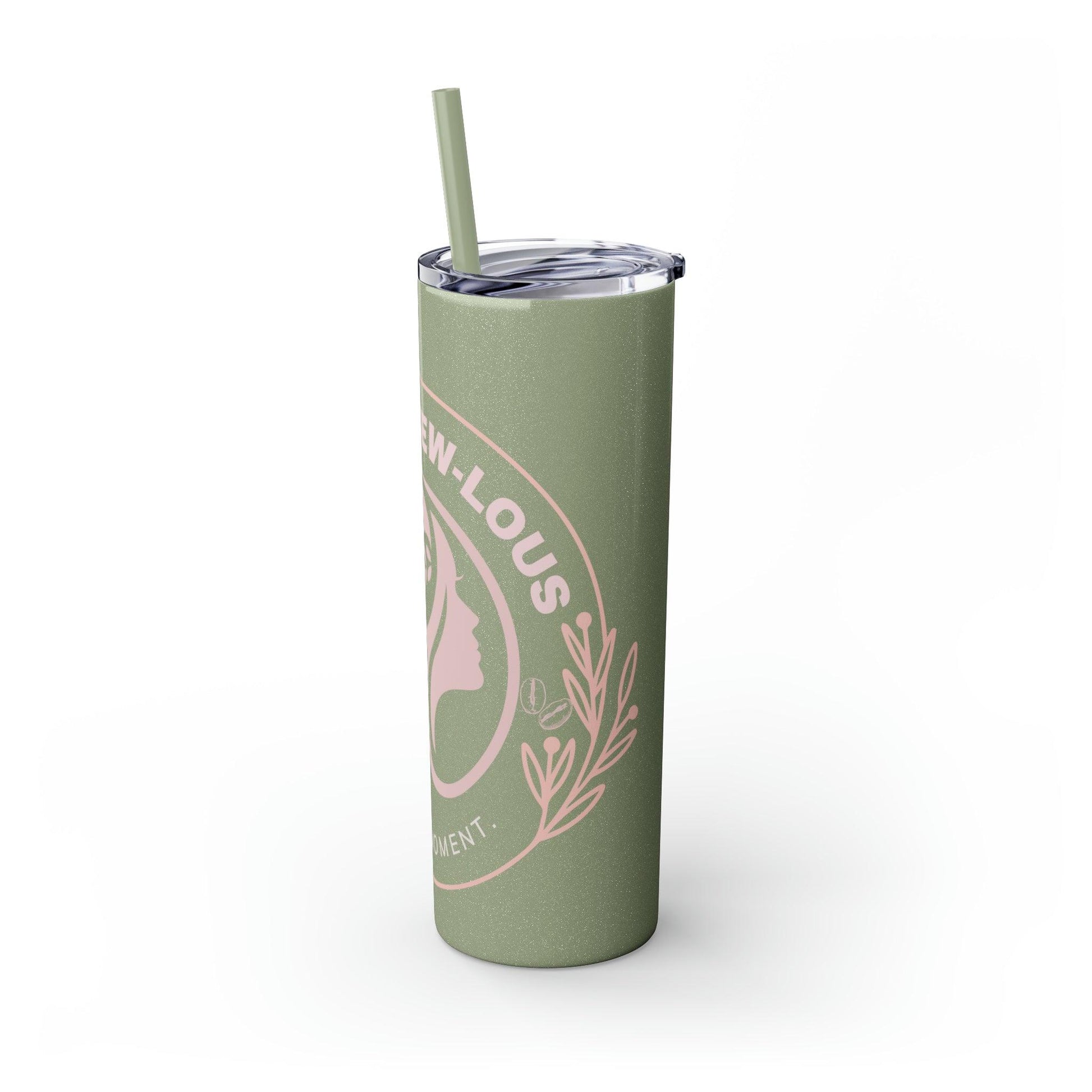 Coffeebre Skinny Be Fabulous Tumbler with Straw, 20oz - COFFEEBRE