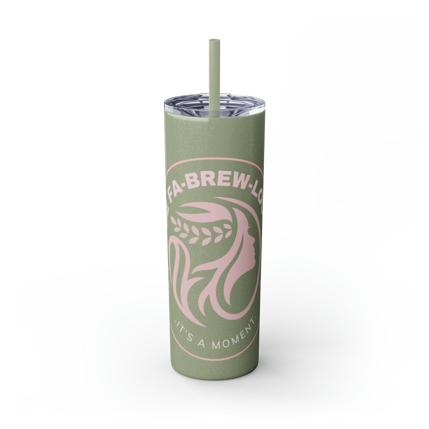 Coffeebre Skinny Be Fabulous Tumbler with Straw, 20oz - COFFEEBRE