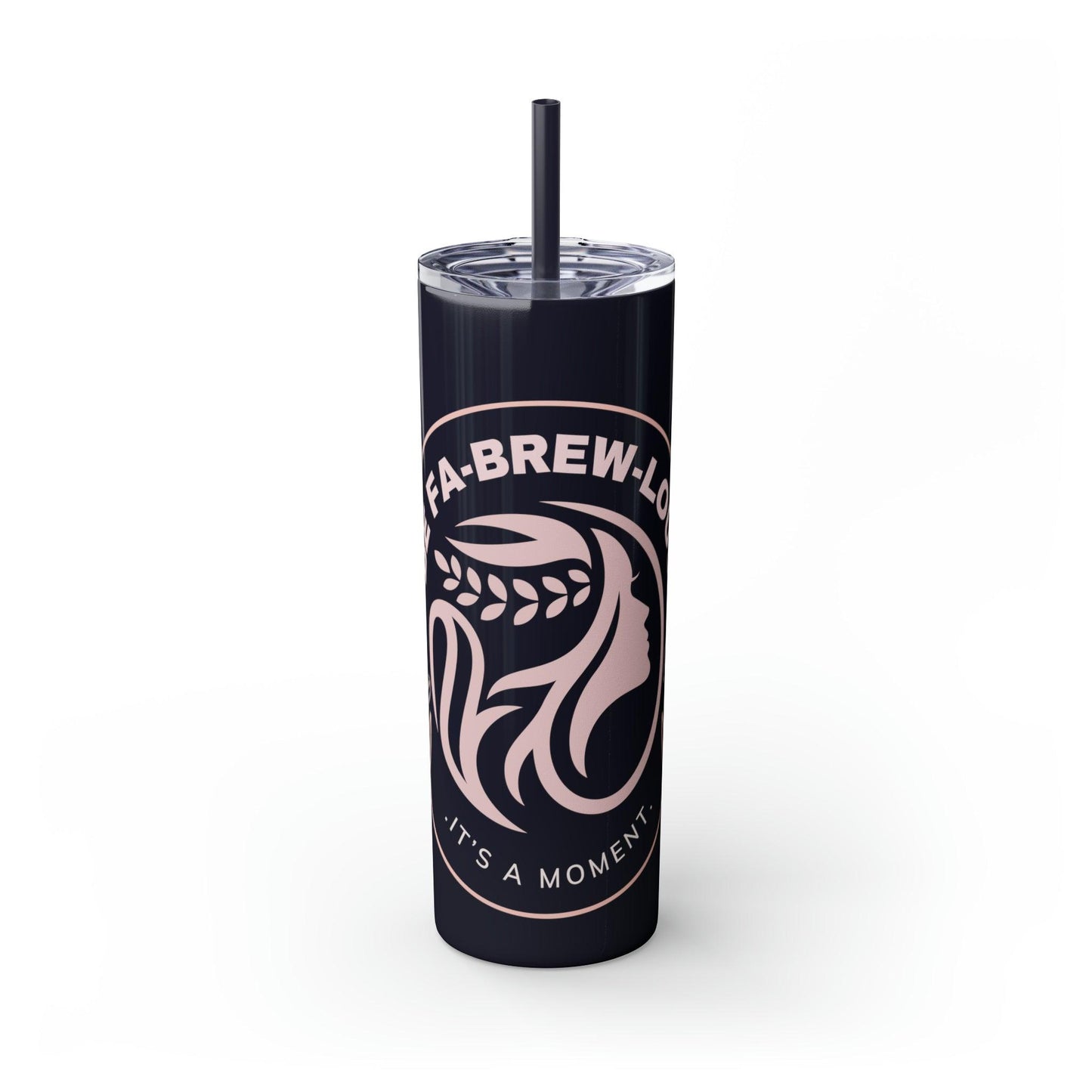 Coffeebre Skinny Be Fabulous Tumbler with Straw, 20oz - COFFEEBRE