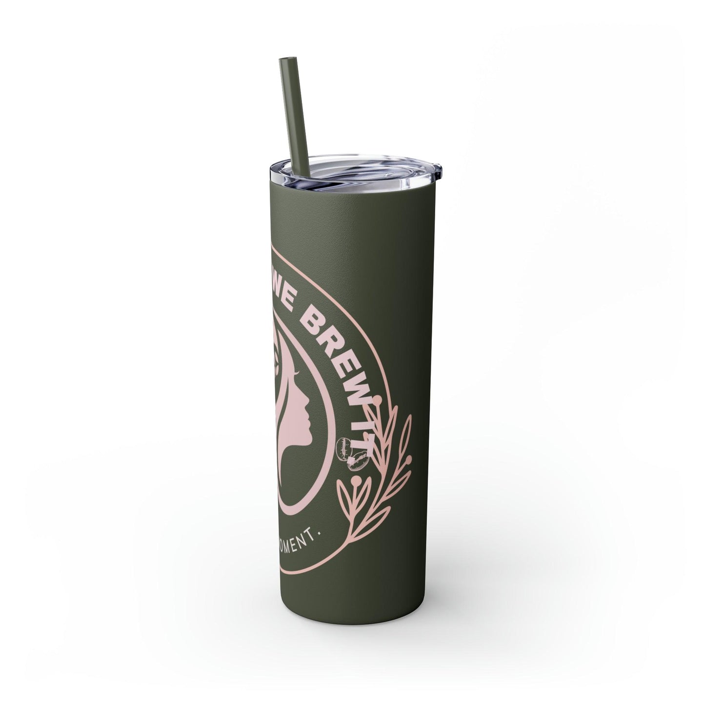 Coffeebre Skinny Latte Tumbler with Straw, 20oz - COFFEEBRE