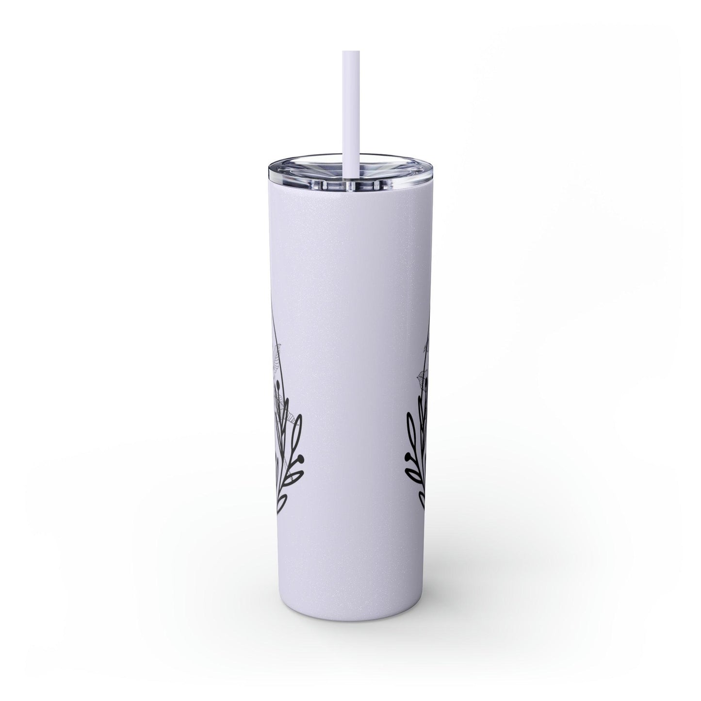 Coffeebre Skinny Travel Tumbler with Straw, 20oz - COFFEEBRE