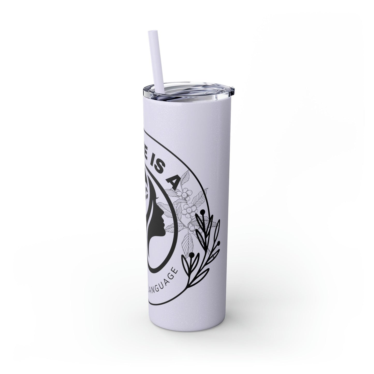 Coffeebre Skinny Travel Tumbler with Straw, 20oz - COFFEEBRE