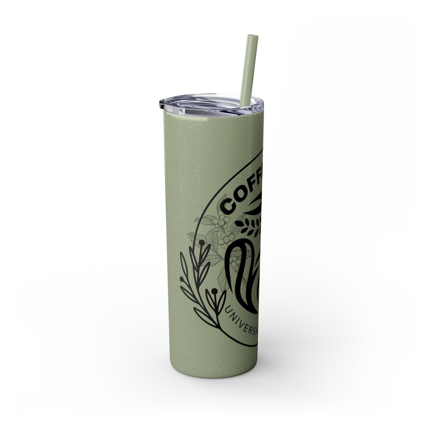 Coffeebre Skinny Travel Tumbler with Straw, 20oz - COFFEEBRE