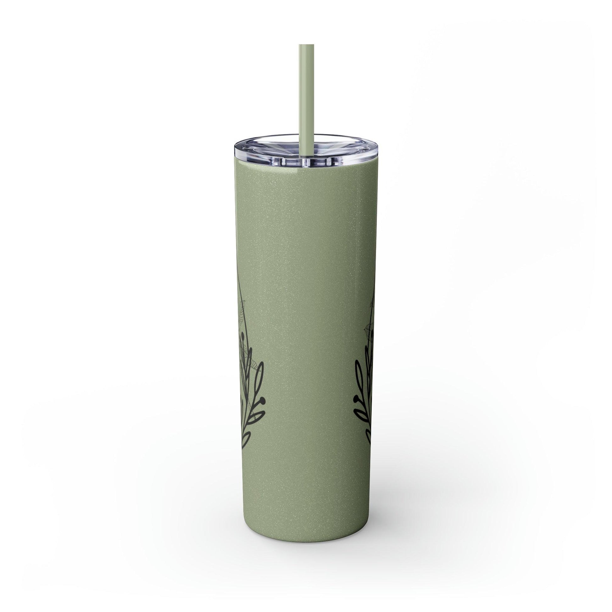 Coffeebre Skinny Travel Tumbler with Straw, 20oz - COFFEEBRE