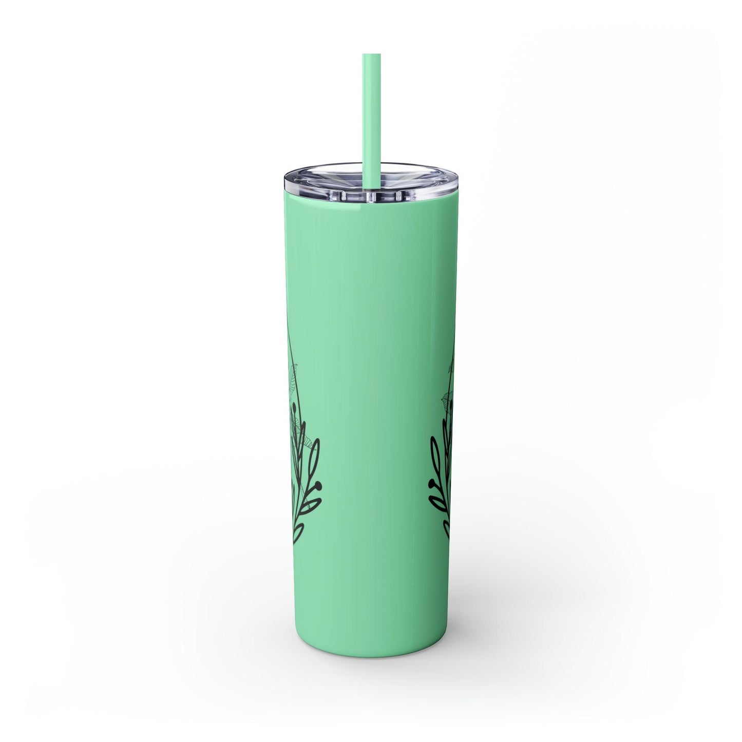 Coffeebre Skinny Travel Tumbler with Straw, 20oz - COFFEEBRE