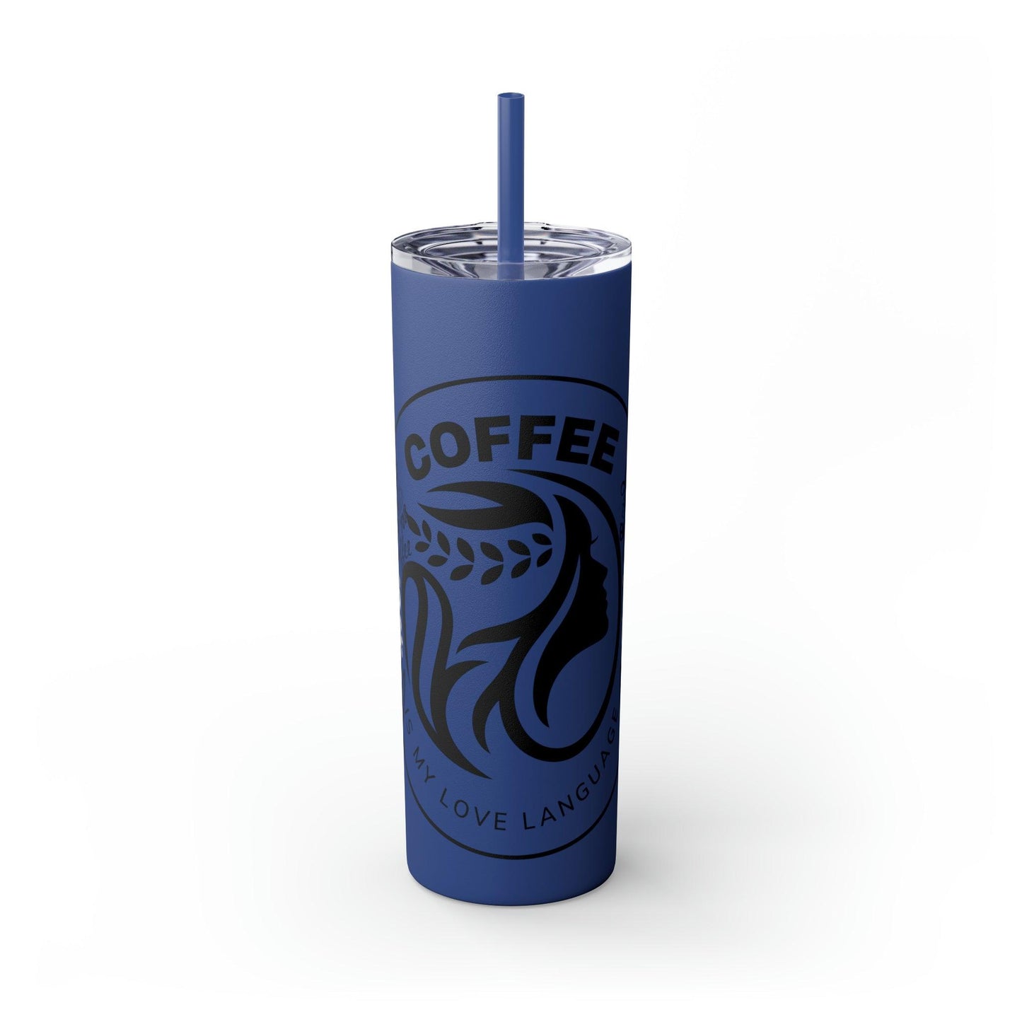 Coffeebre Skinny Tumbler Coffee Gift with Straw, 20oz - COFFEEBRE