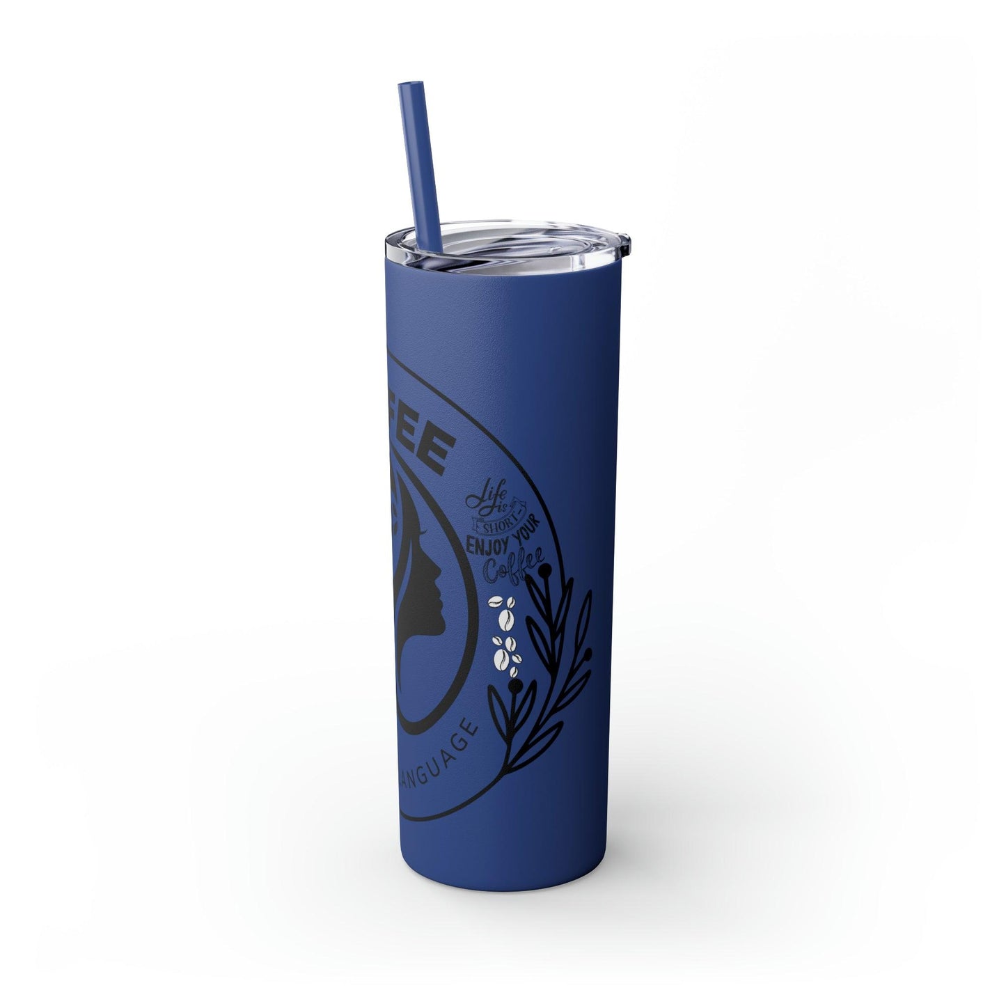 Coffeebre Skinny Tumbler Coffee Gift with Straw, 20oz - COFFEEBRE