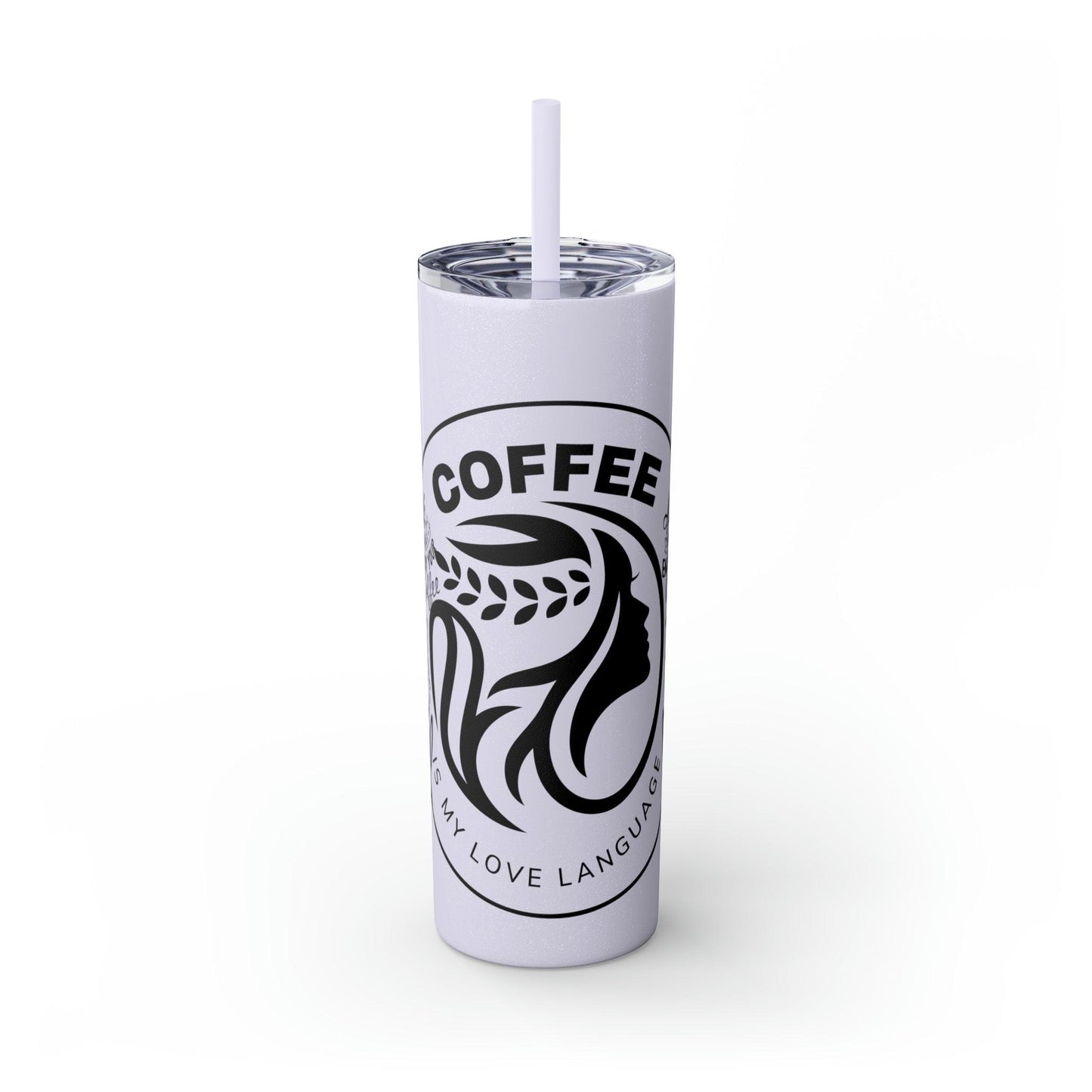 Coffeebre Skinny Tumbler Coffee Gift with Straw, 20oz - COFFEEBRE