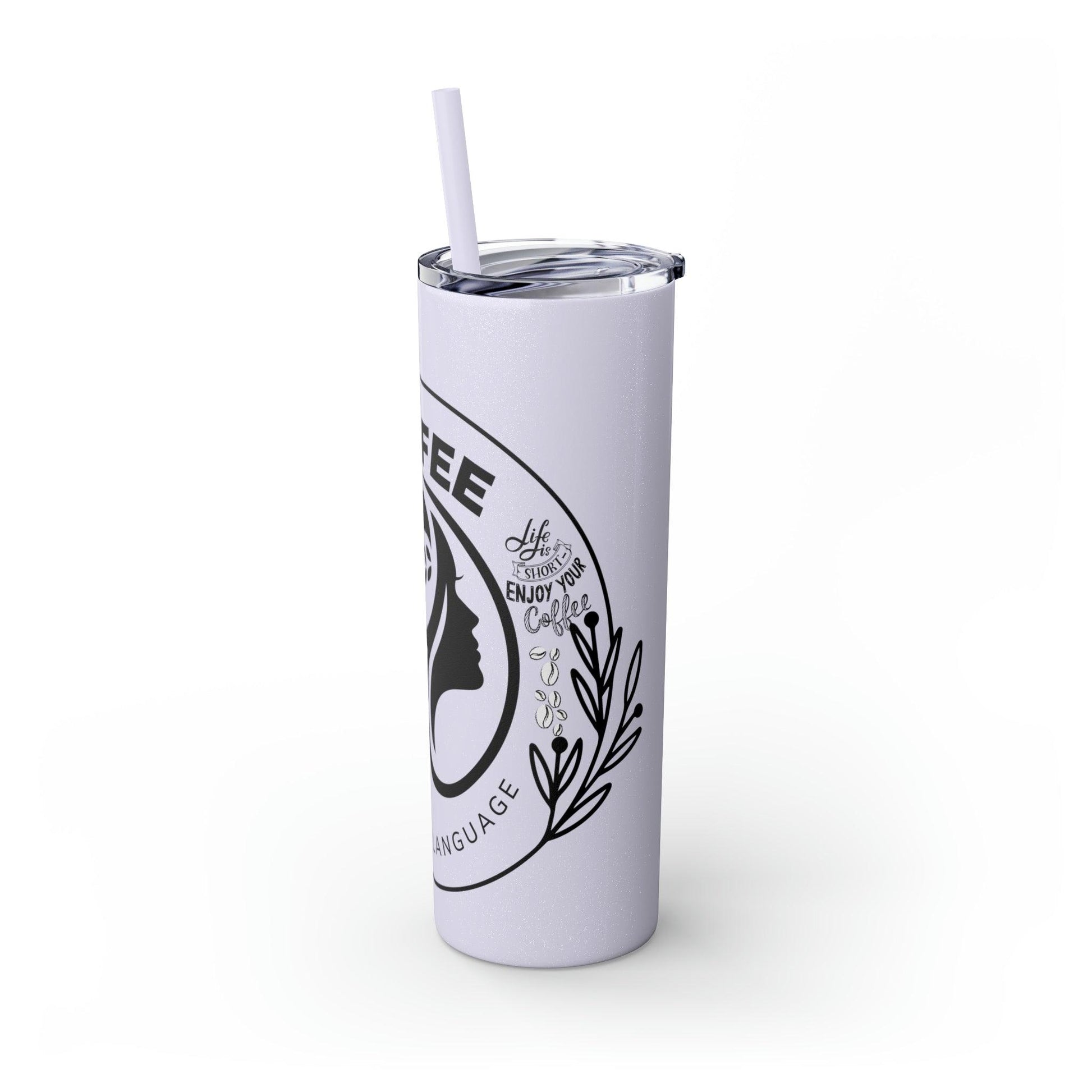 Coffeebre Skinny Tumbler Coffee Gift with Straw, 20oz - COFFEEBRE