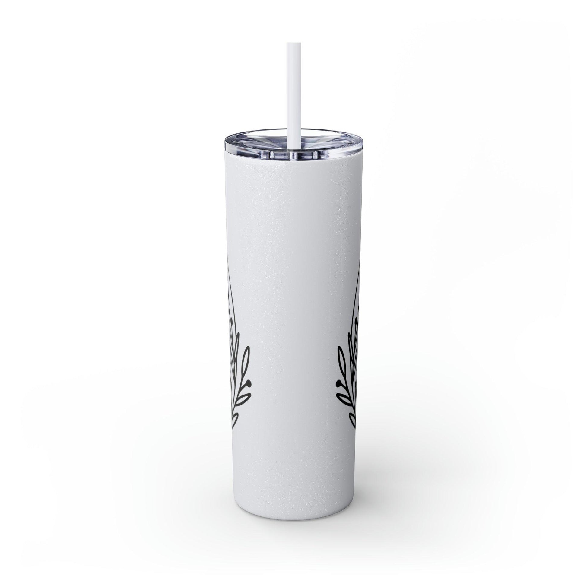 Coffeebre Skinny Tumbler with Straw, 20oz - COFFEEBRE